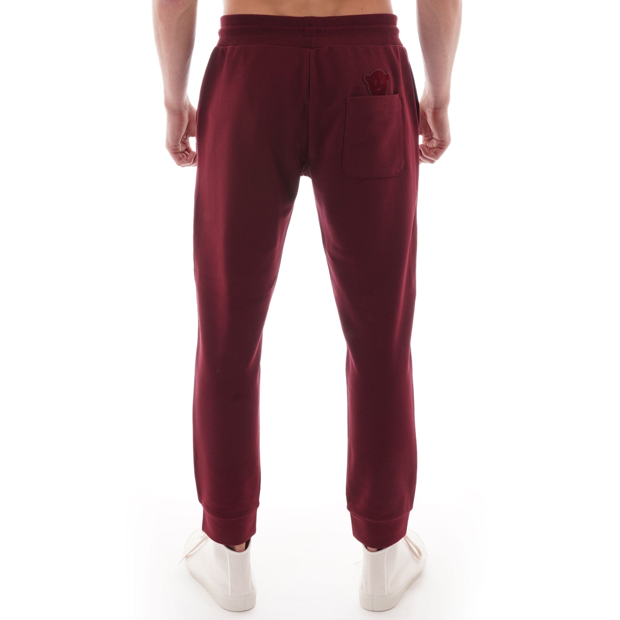 Emporio Armani Manga Bear Track Pants - Bordeaux