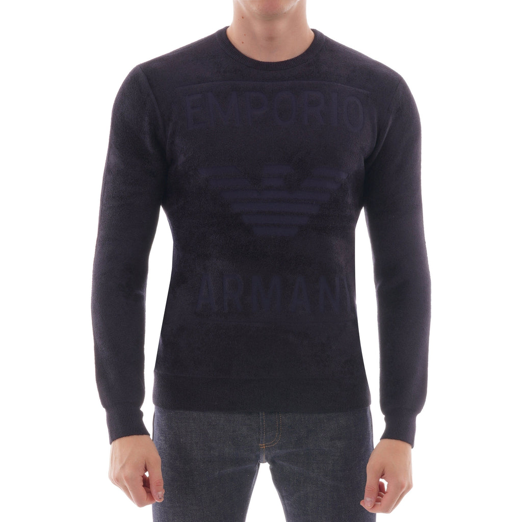 Emporio Armani Logo Sweatshirt - Navy