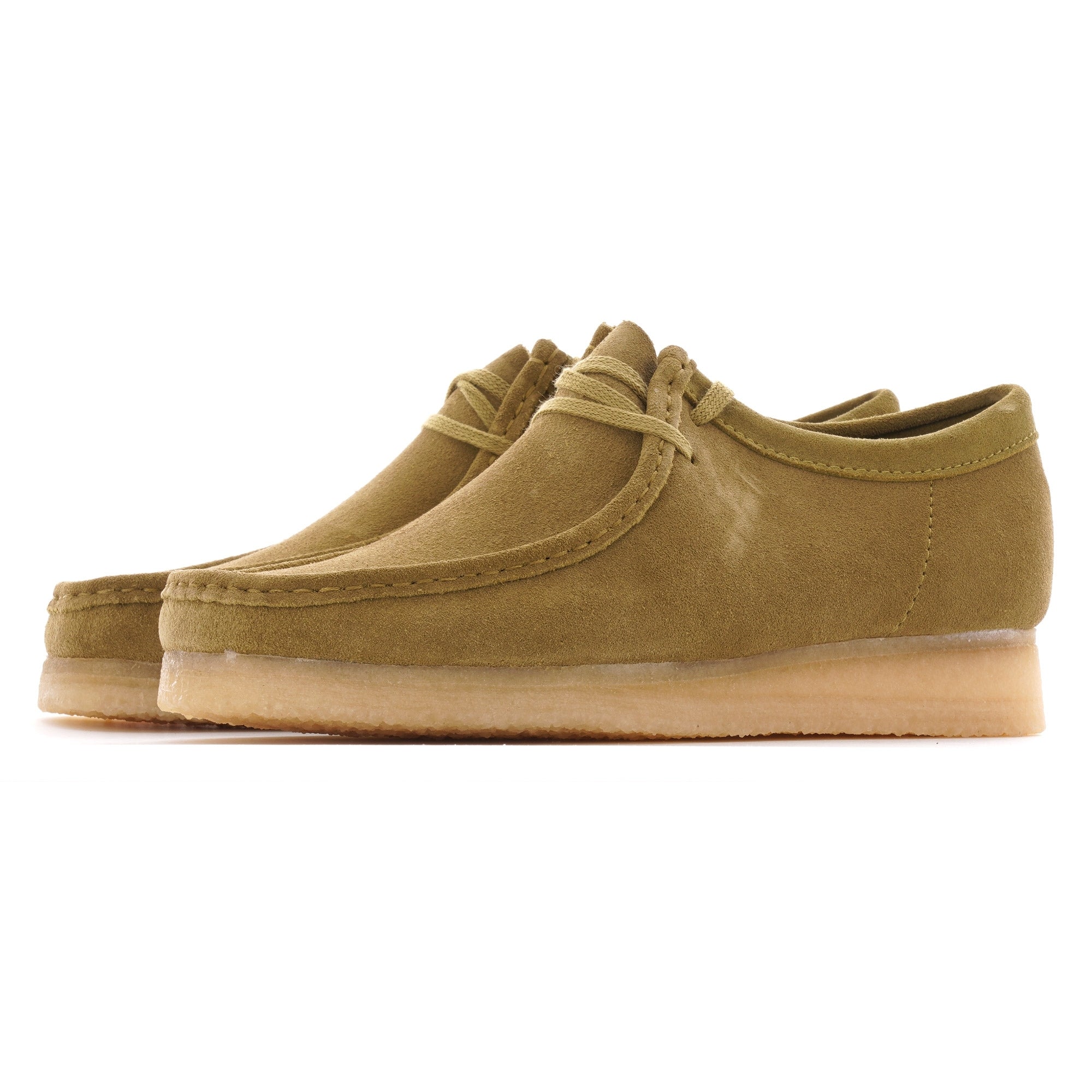 Clarks Originals Wallabee Shoe - Khaki Suede