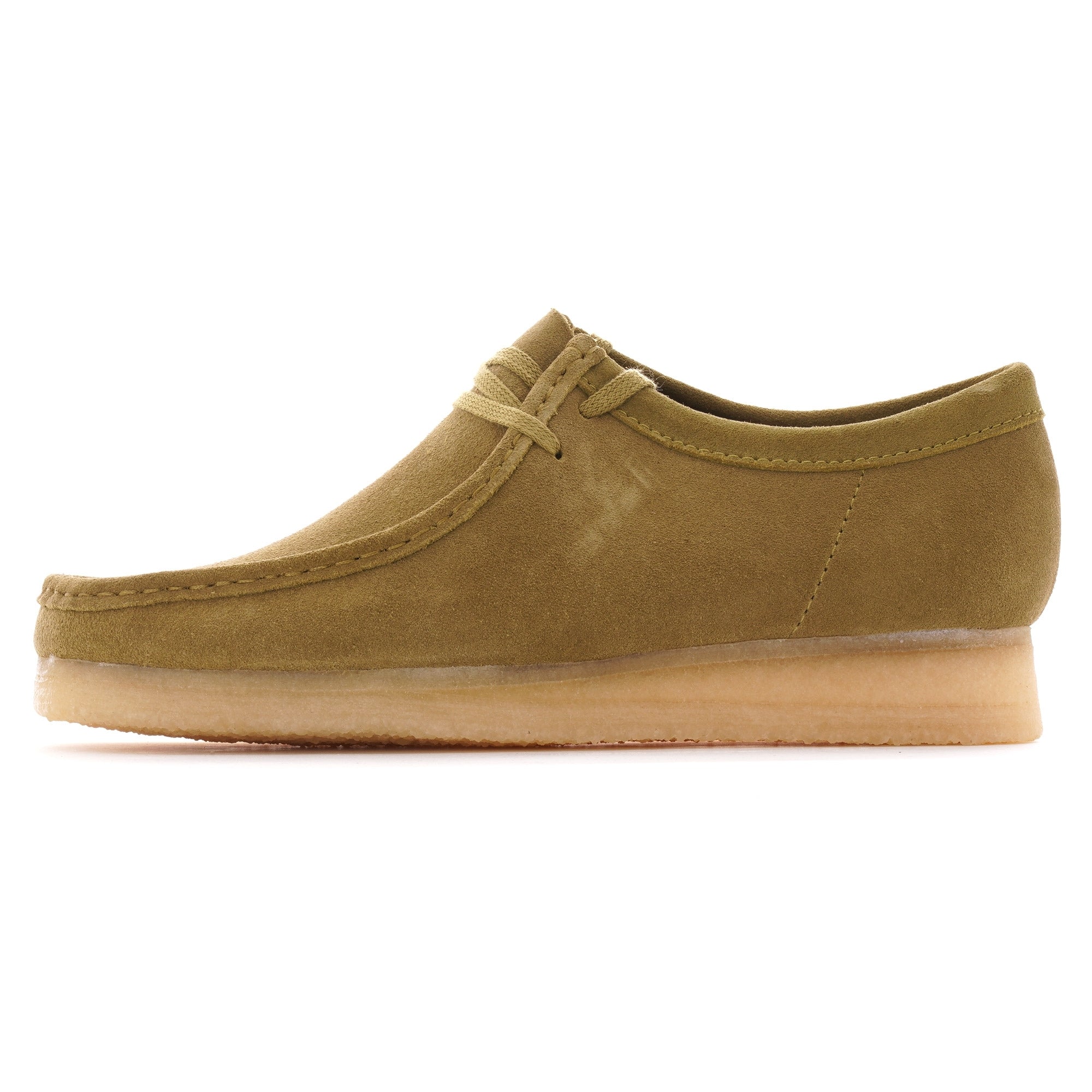 Clarks Originals Wallabee Shoe - Khaki Suede