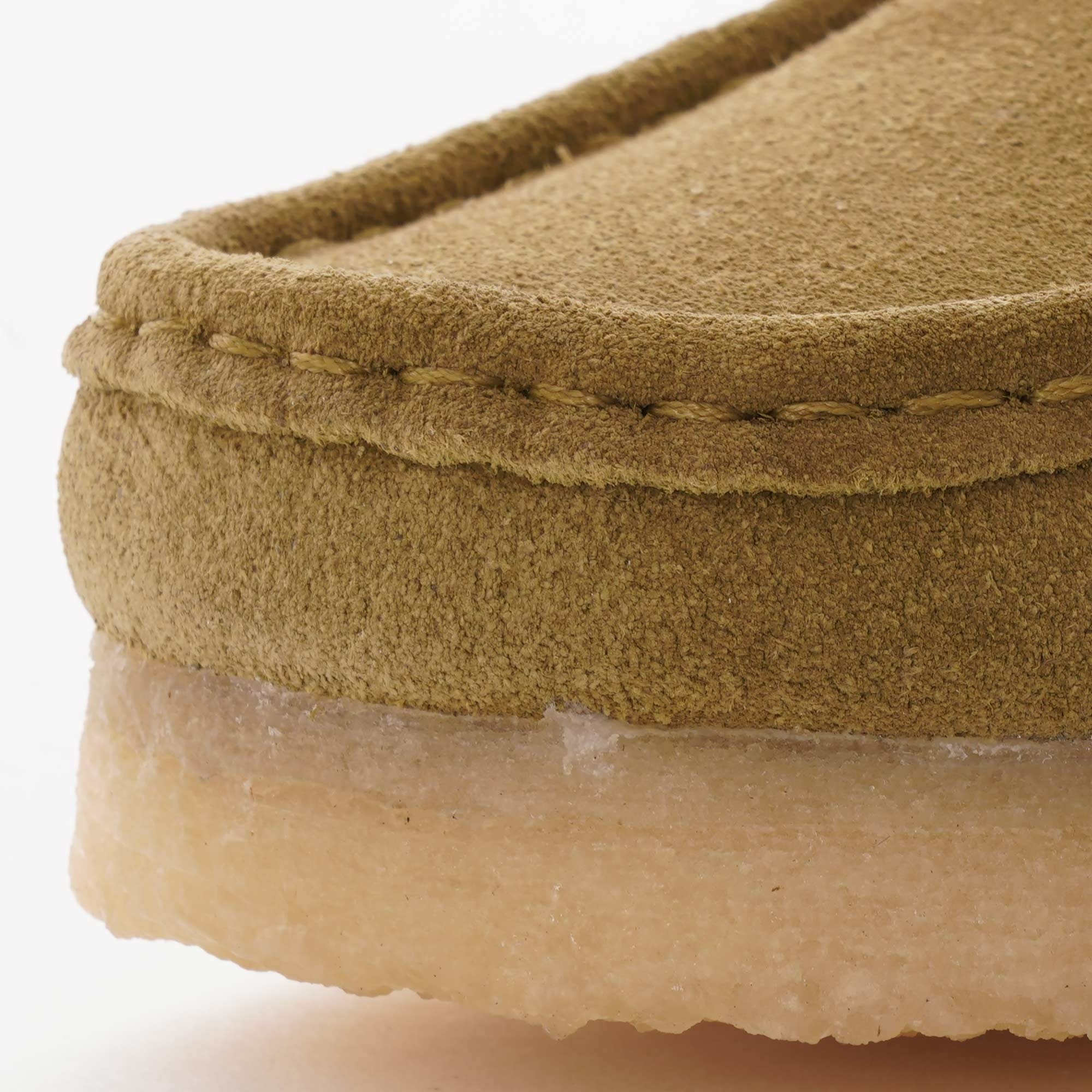 Clarks Originals Wallabee Shoe - Khaki Suede