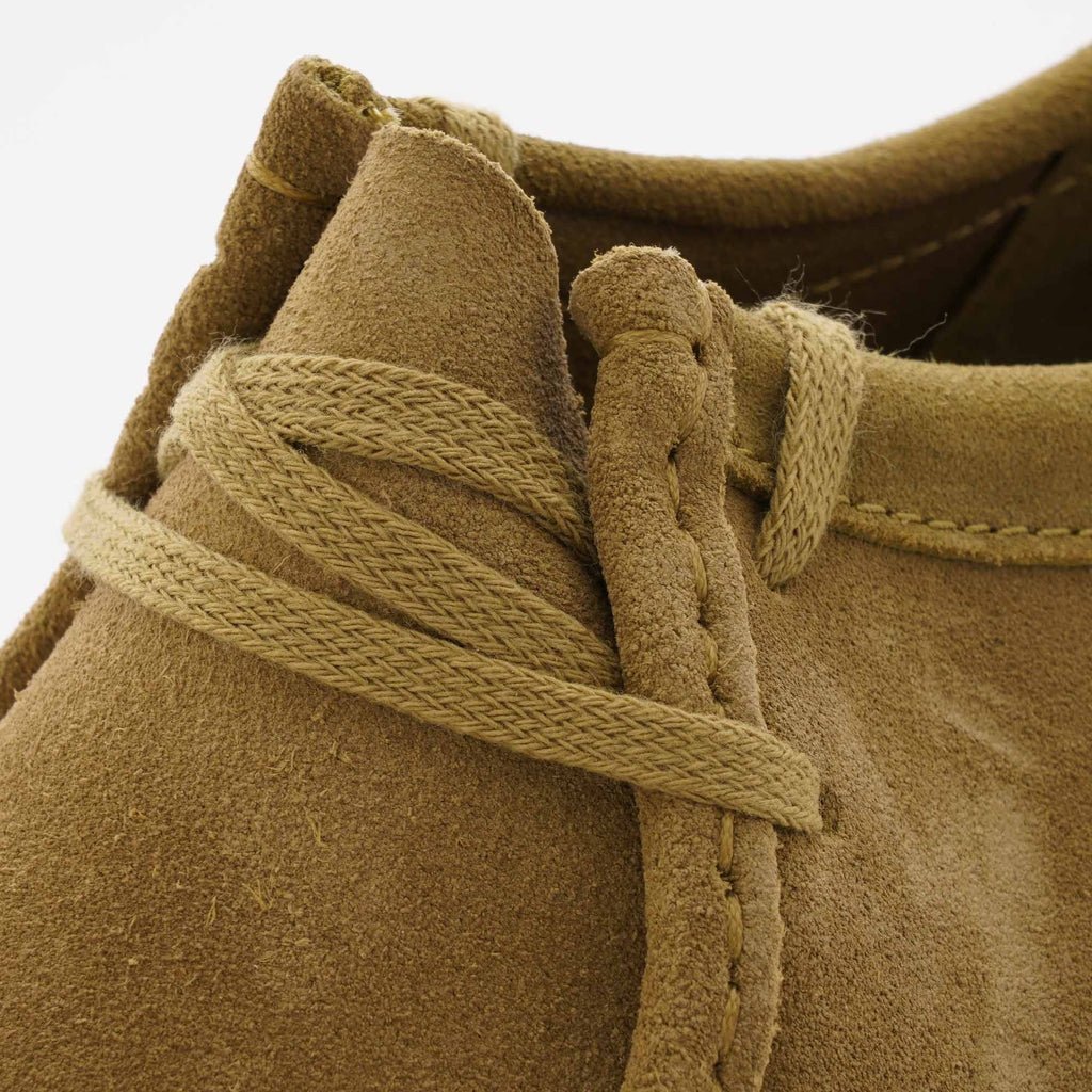 Clarks Originals Wallabee Shoe - Khaki Suede