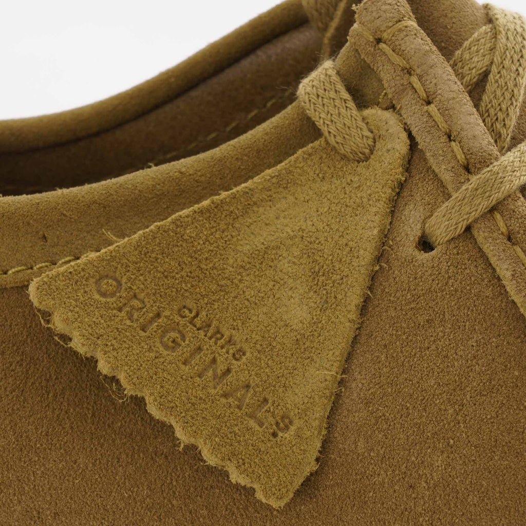 Clarks Originals Wallabee Shoe - Khaki Suede