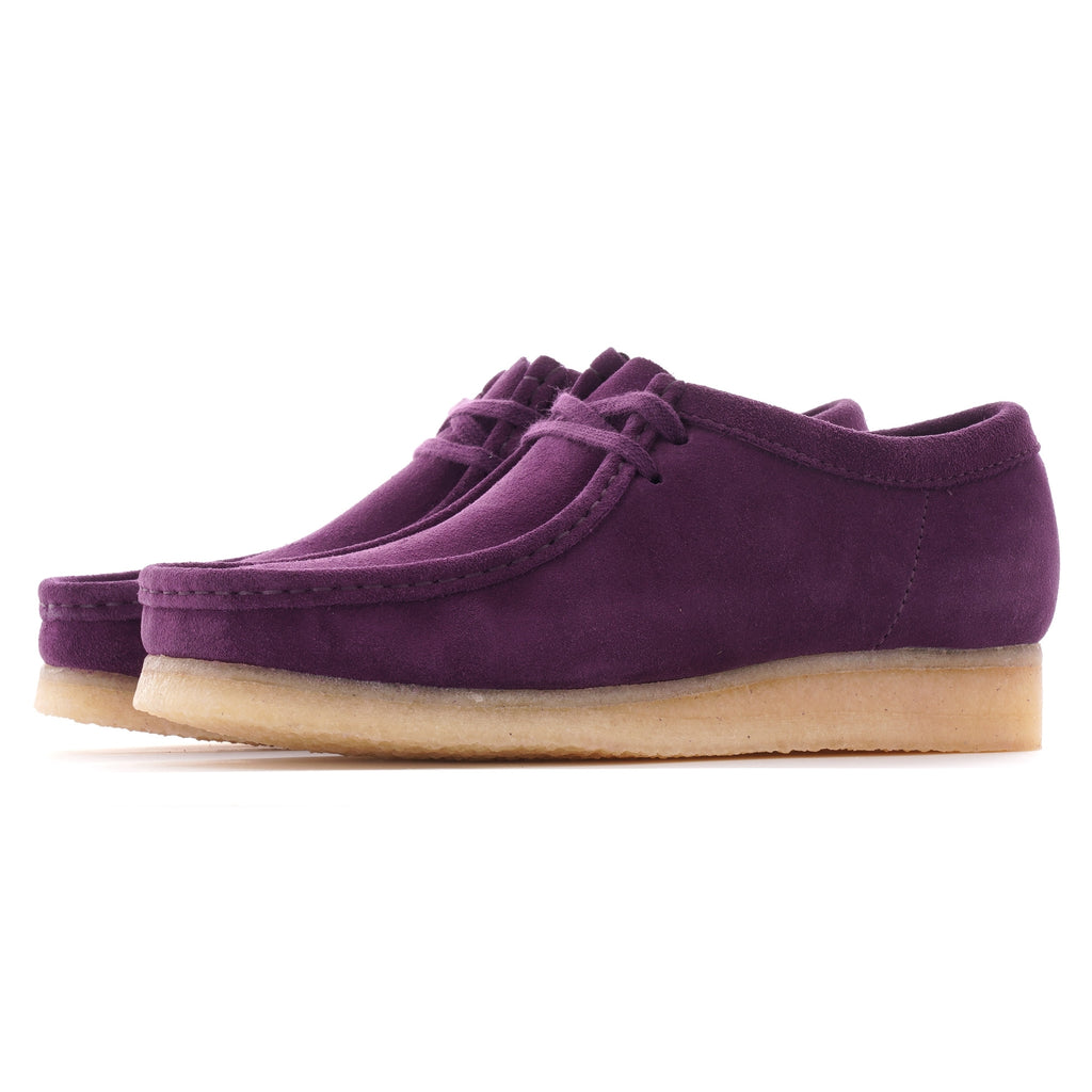 Clarks Originals Wallabee Shoe - Deep Purple