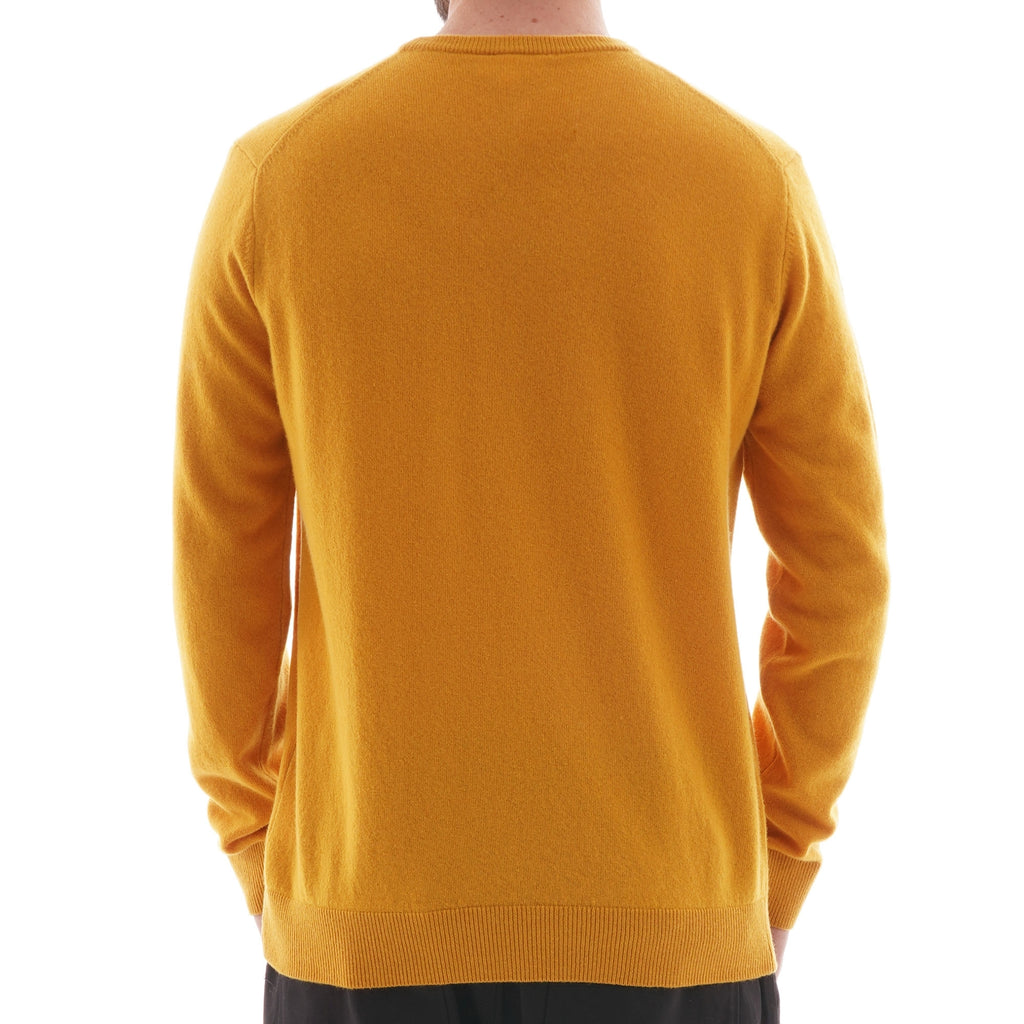 Lacoste Crew Neck Wool Jersey - Yellow