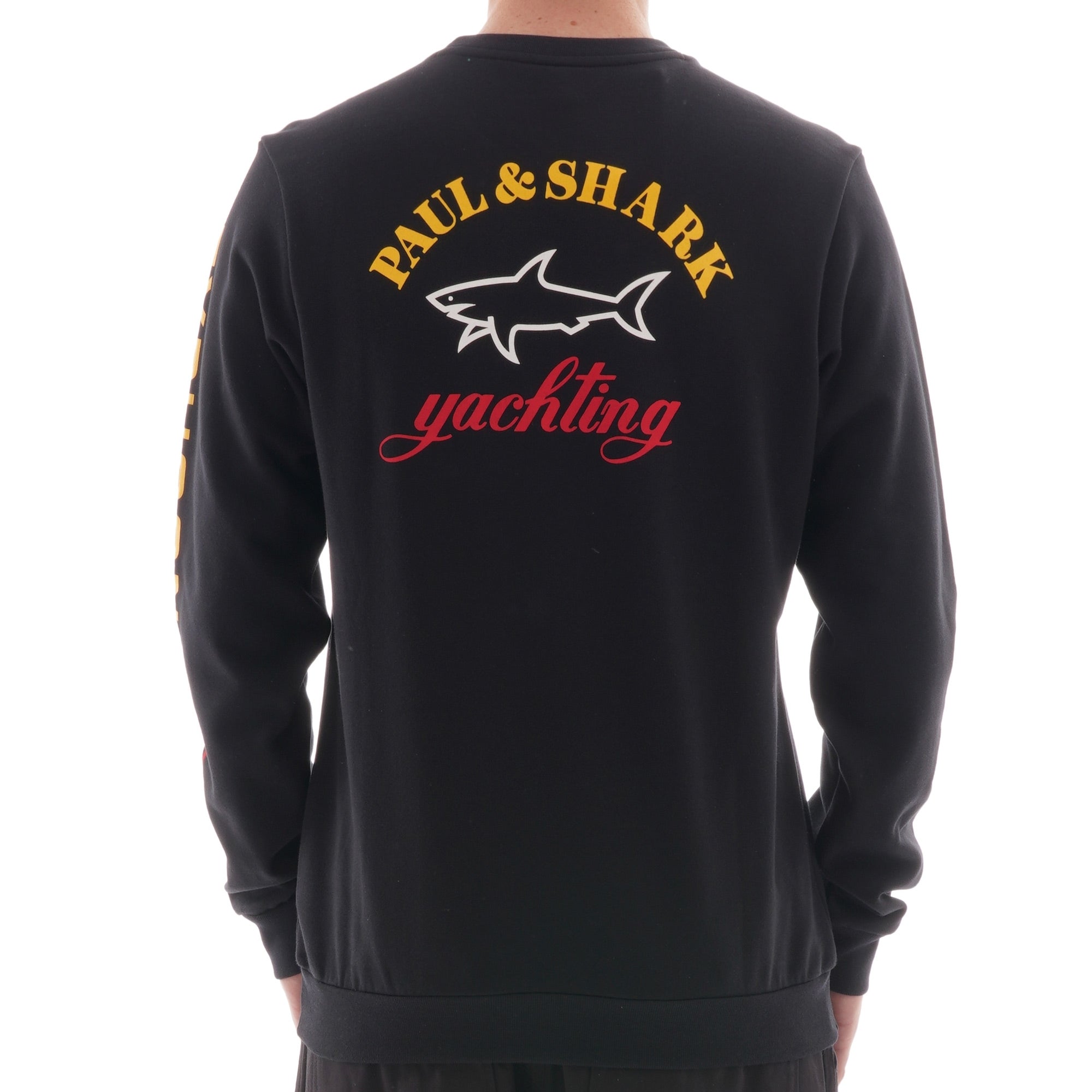 Paul and Shark Large Logo Sweatshirt - Black