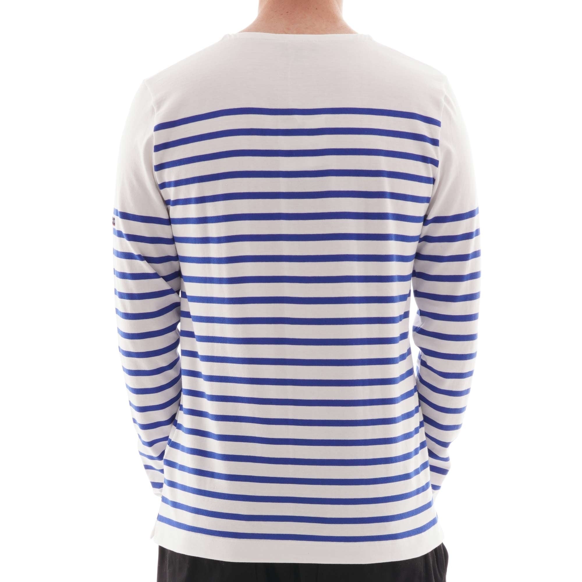 Armor Lux Striped Jersey - White/Blue