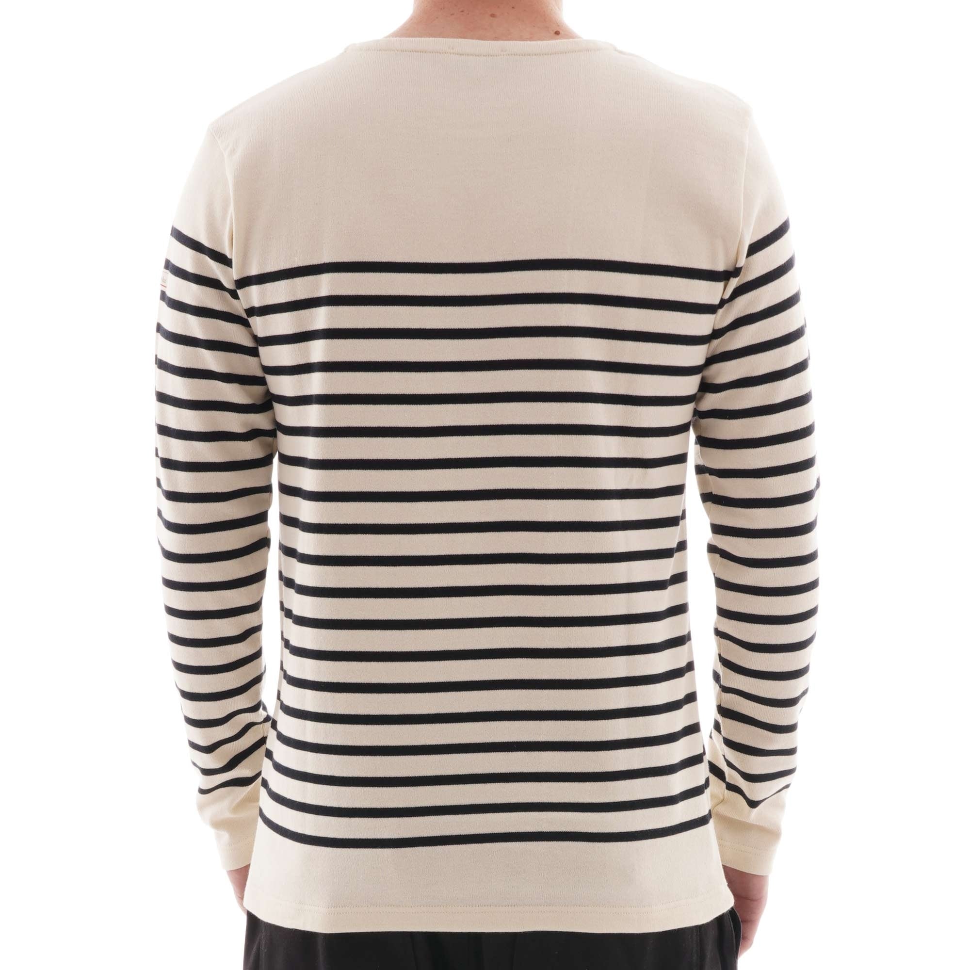 Armor Lux Breton Striped Sweatshirt - Natural/Navy