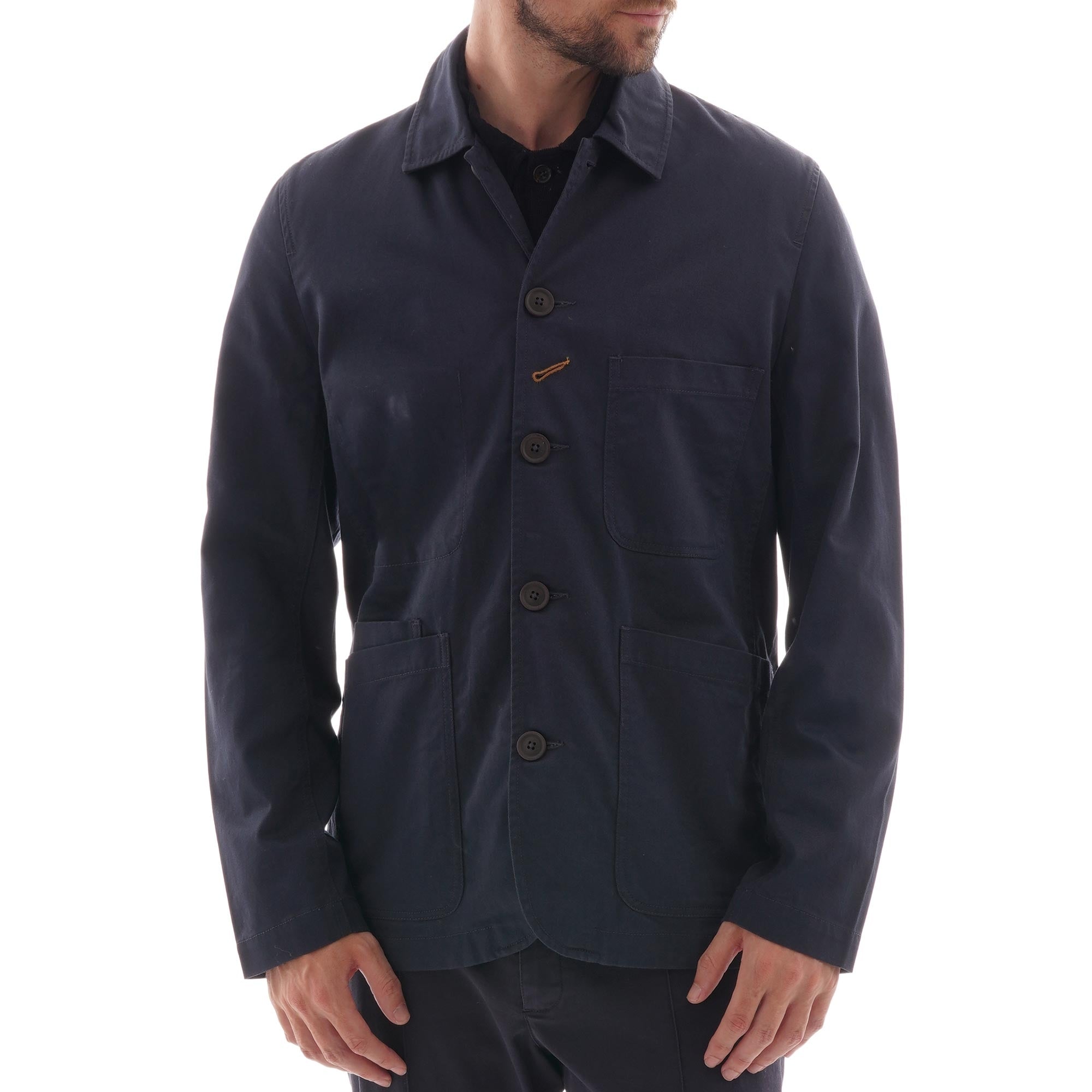 Universal Works Twill Bakers Jacket - Navy