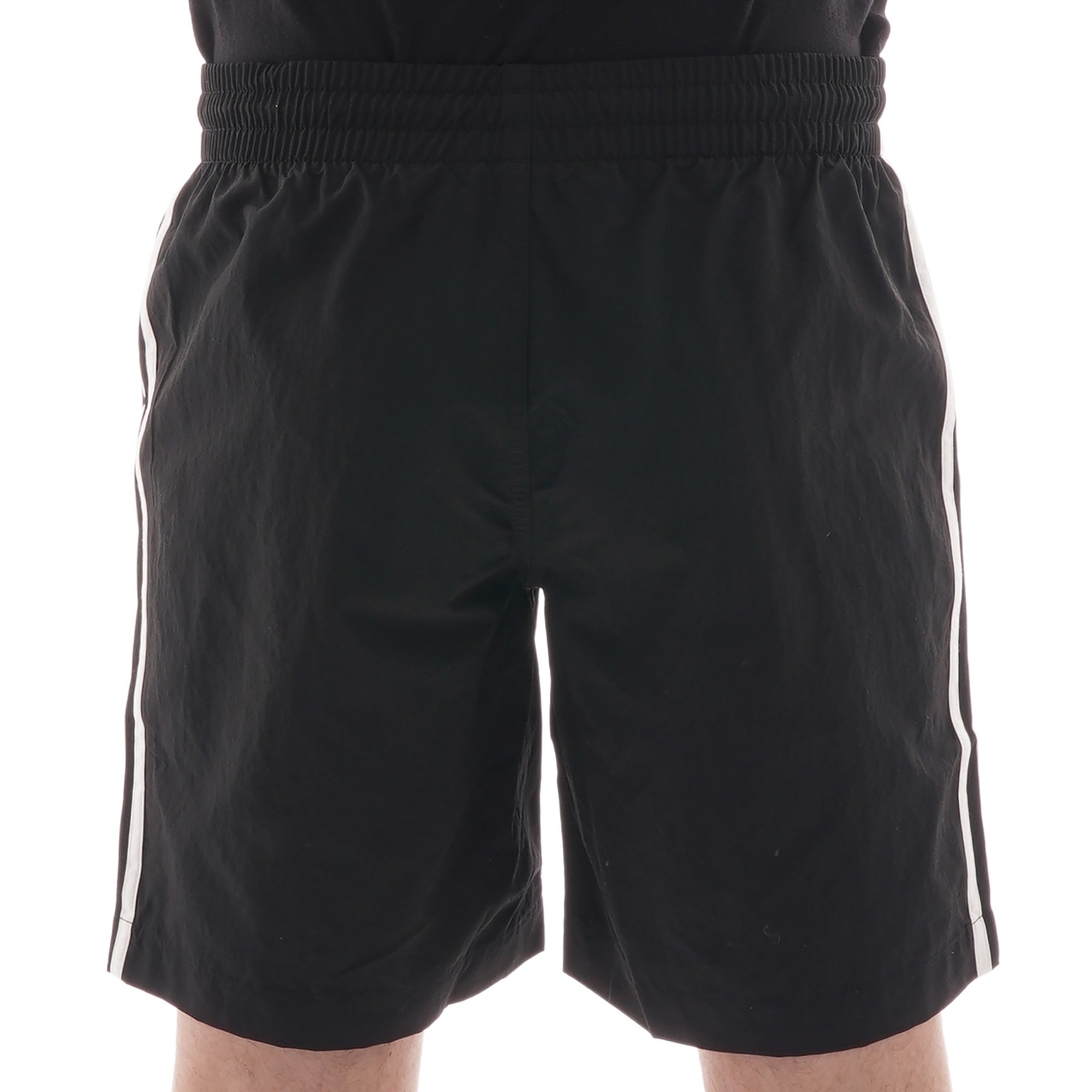 Adidas Originals Adidas 3 stripe swim shorts - Black