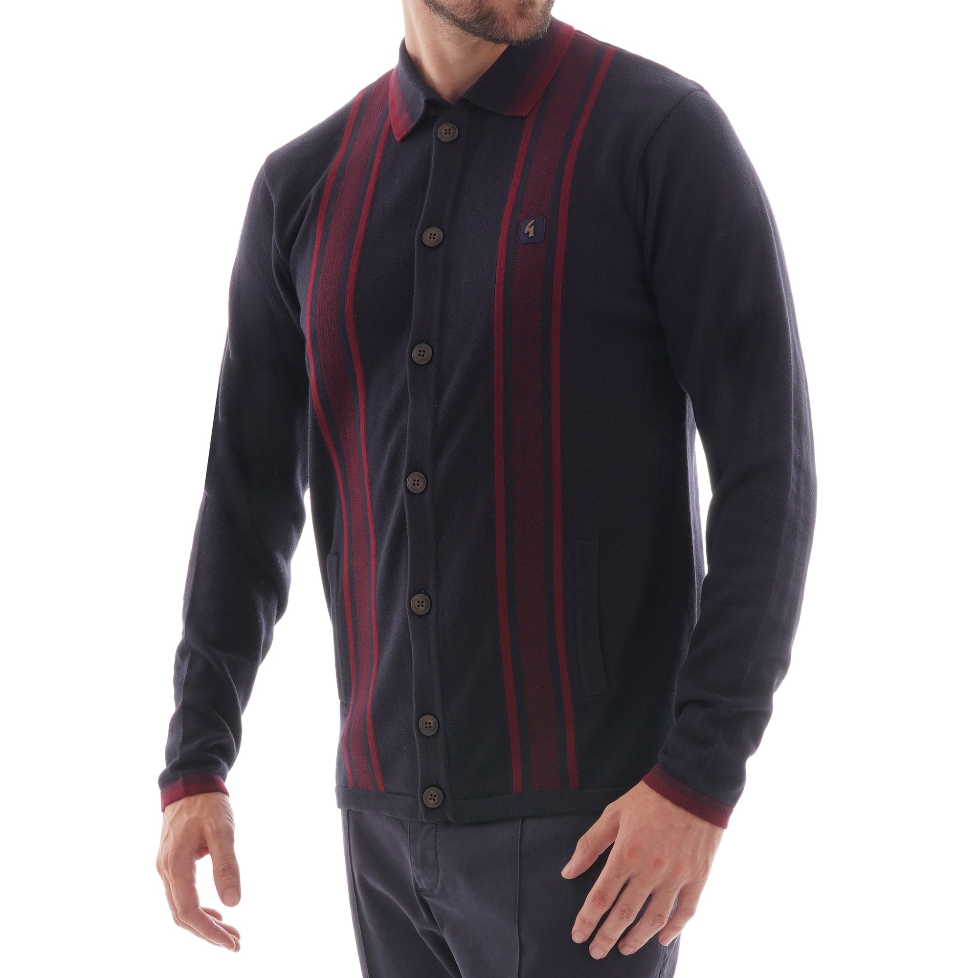 Gabicci Vintage Guido Cardigan - Navy