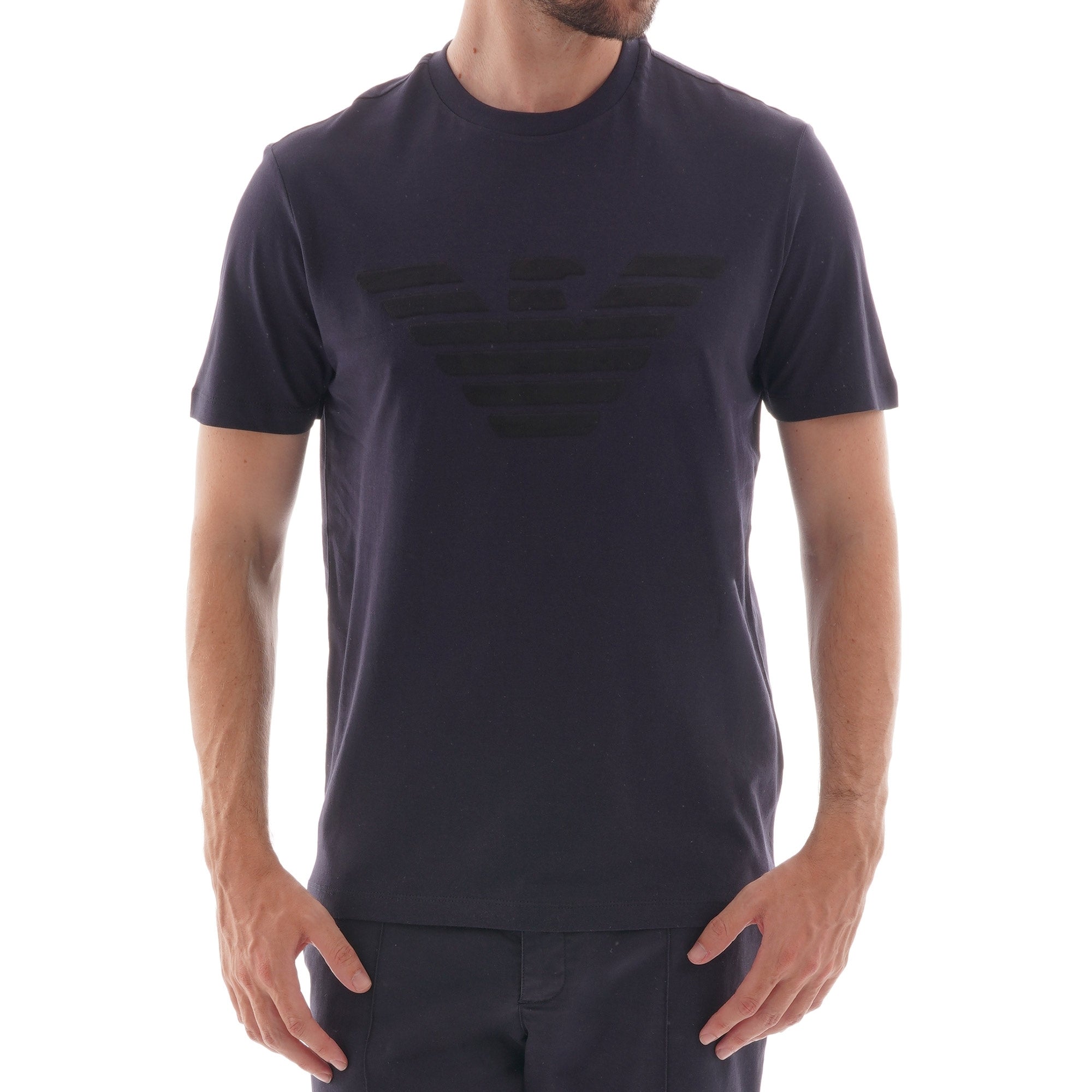 Emporio Armani Eagle Logo T-Shirt - Blue
