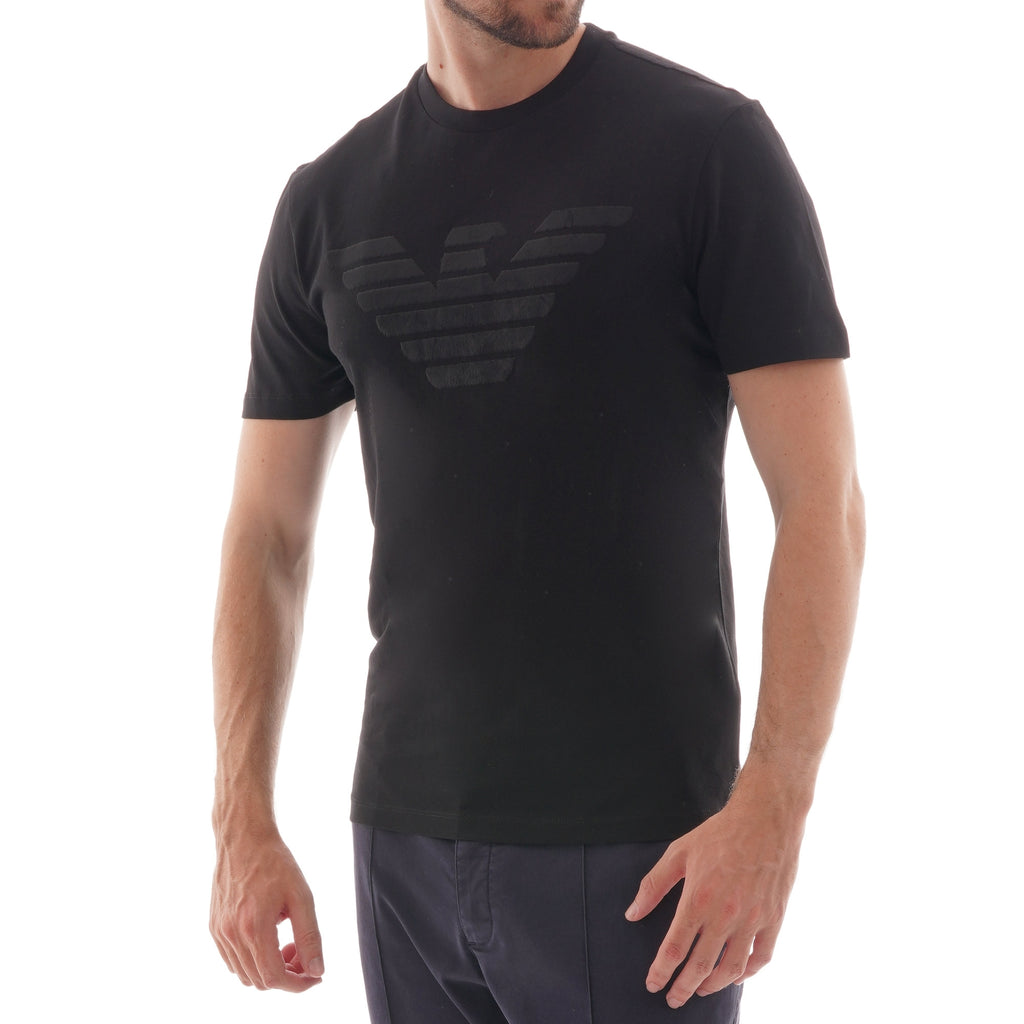 Emporio Armani Eagle Logo T-Shirt - Nero
