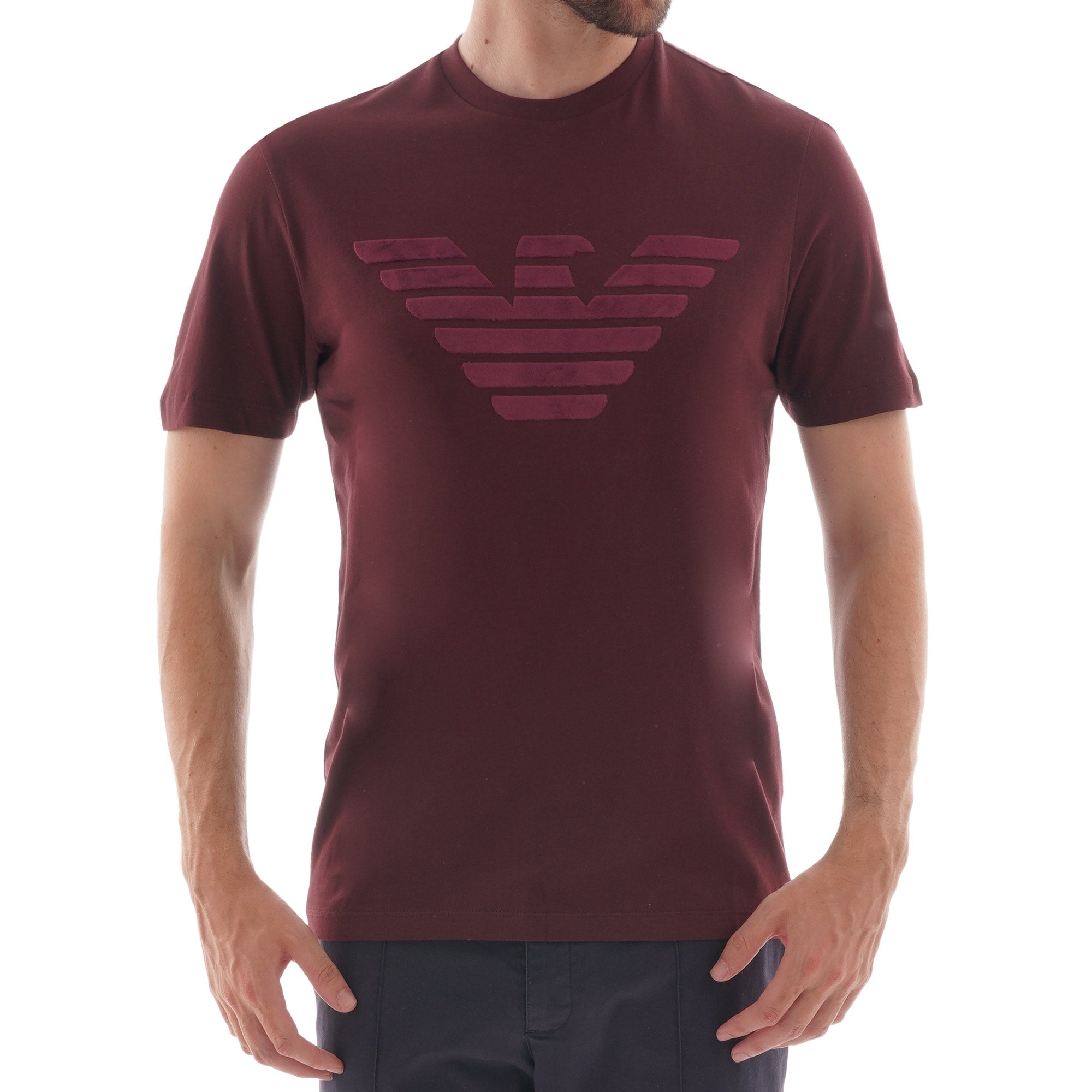 Emporio Armani Eagle Logo T-Shirt - Rosso