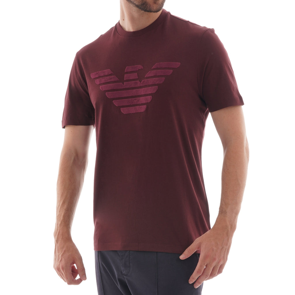 Emporio Armani Eagle Logo T-Shirt - Rosso