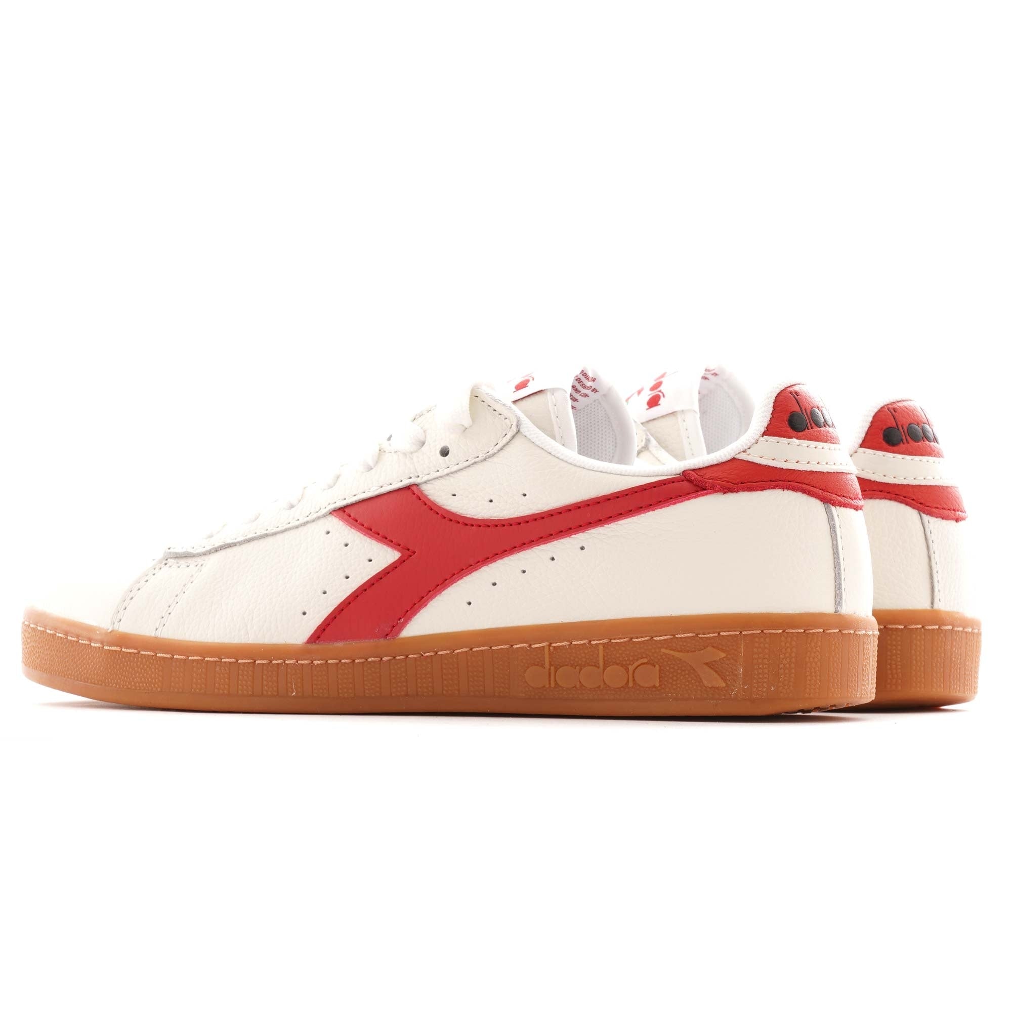 Diadora Game L Low - White and Molten Lava