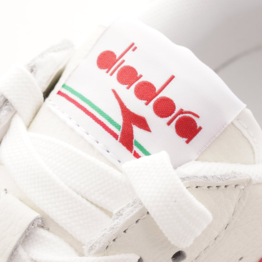 Diadora Game L Low - White and Molten Lava