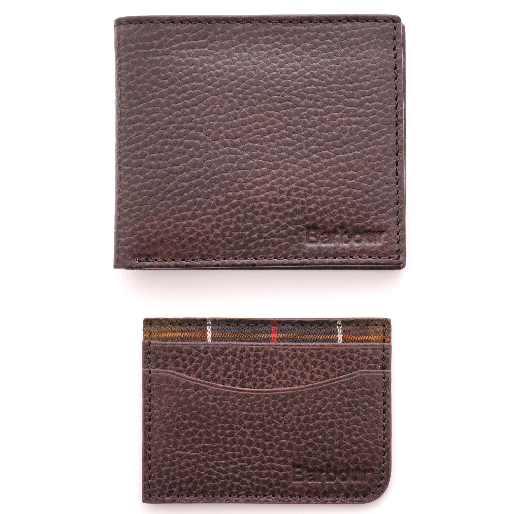 Barbour Wallet Set - Brown