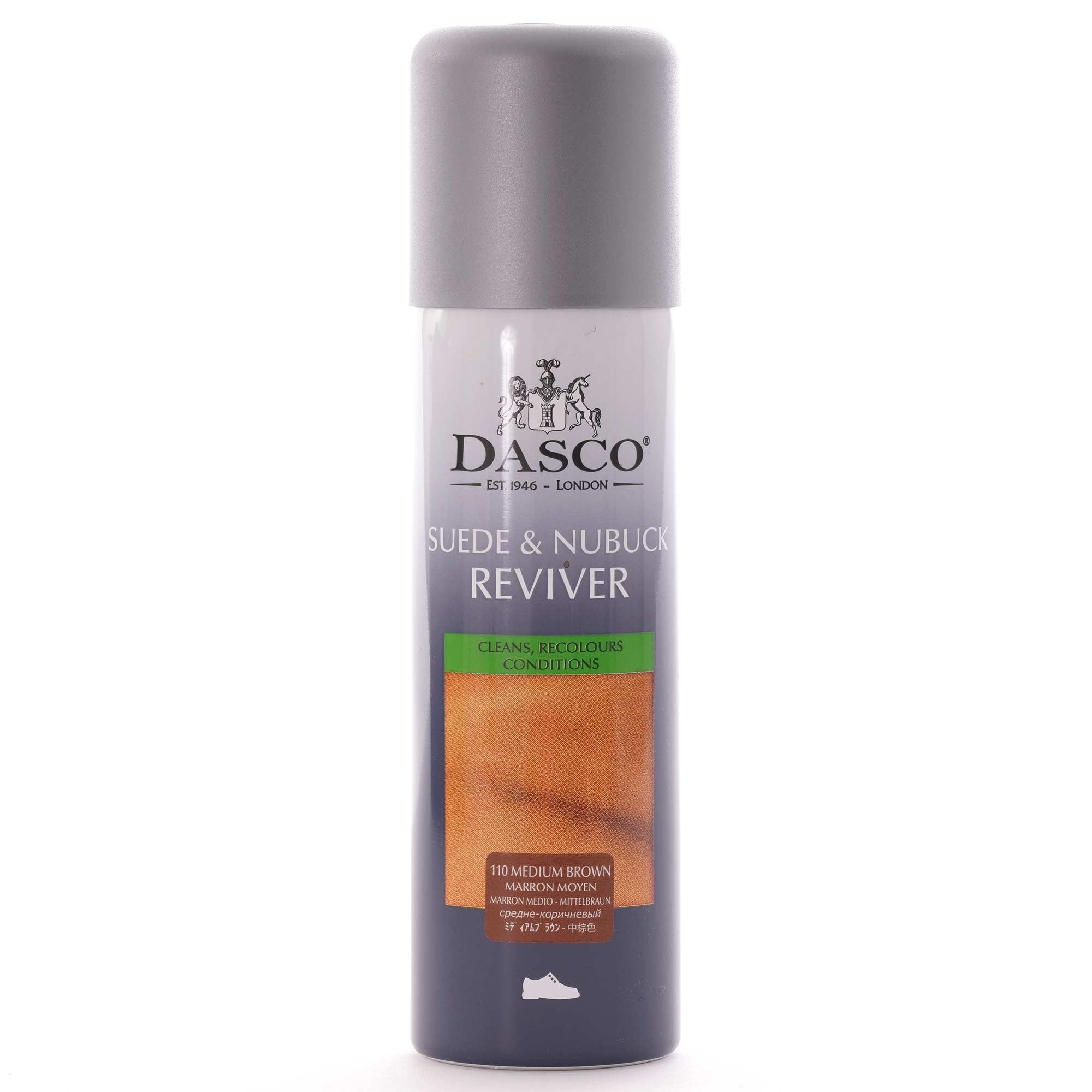Dasco Shoecare Suede & Nuback Reviver 200ML - Medium Brown