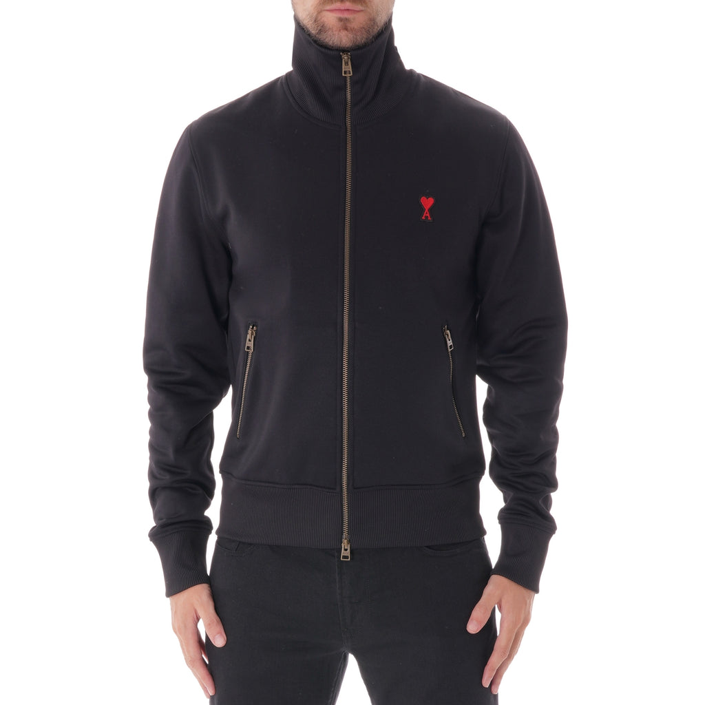 AMI Zip Up Sweatshirt - Black