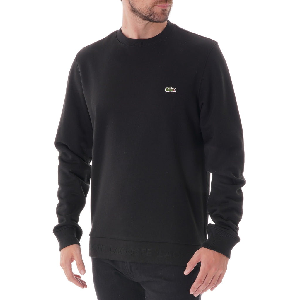 Lacoste Sport Crew Neck Sweatshirt - Black