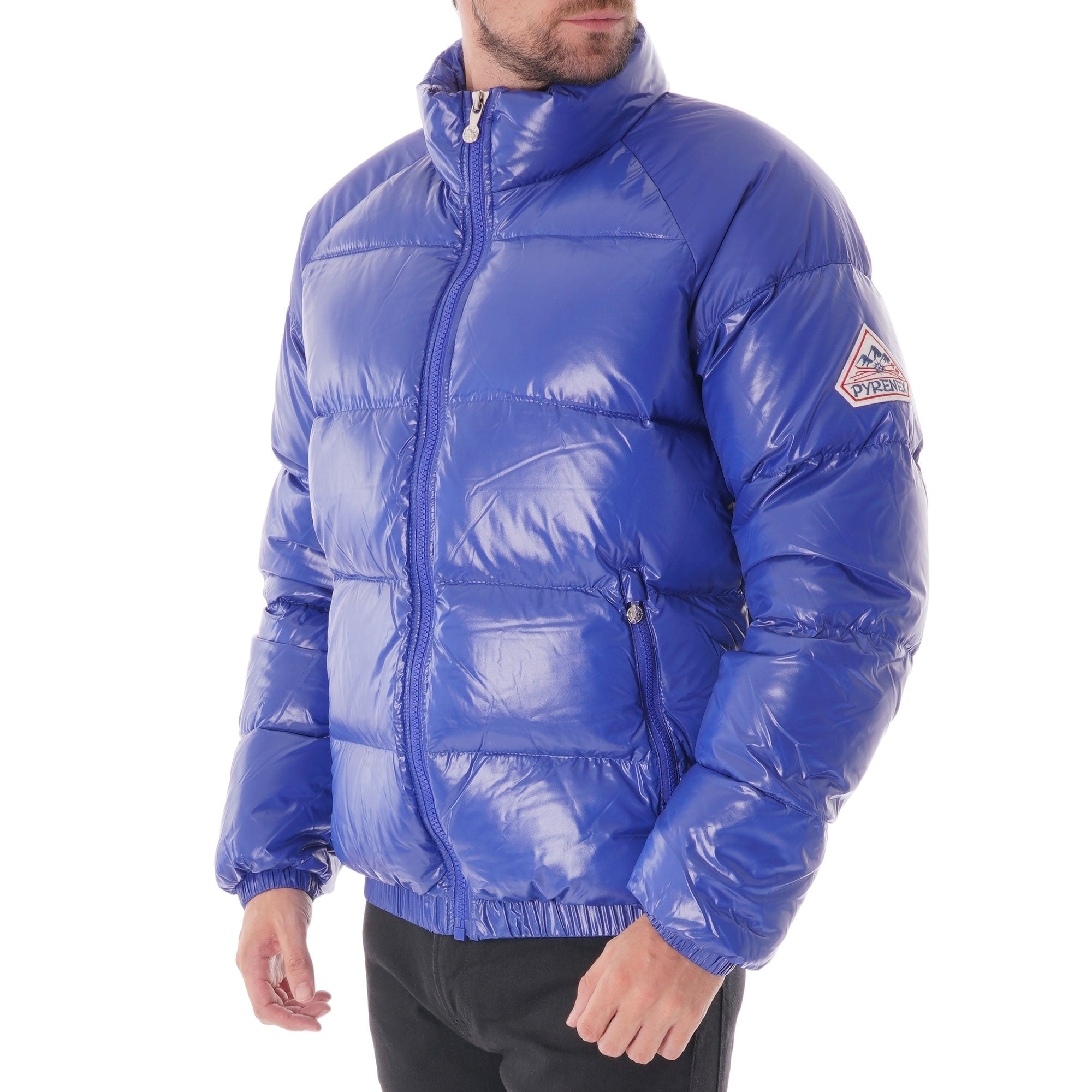Pyrenex Vintage Mythic Down Jacket Shiny - Blue Print