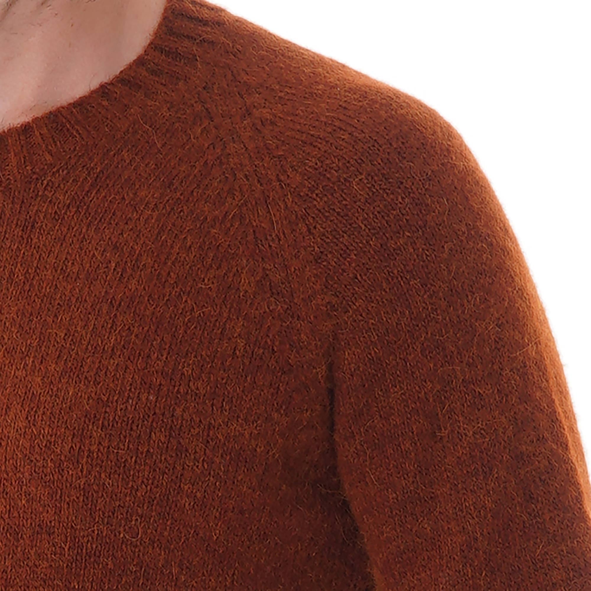 AMI Crewneck Sweater - Cognac
