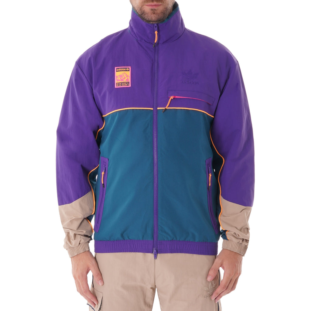 Adiplore Zip-Through Track Top - Multi