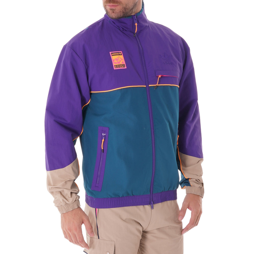 Adiplore Zip-Through Track Top - Multi