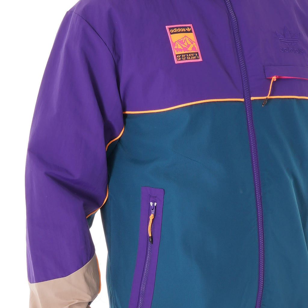 Adiplore Zip-Through Track Top - Multi