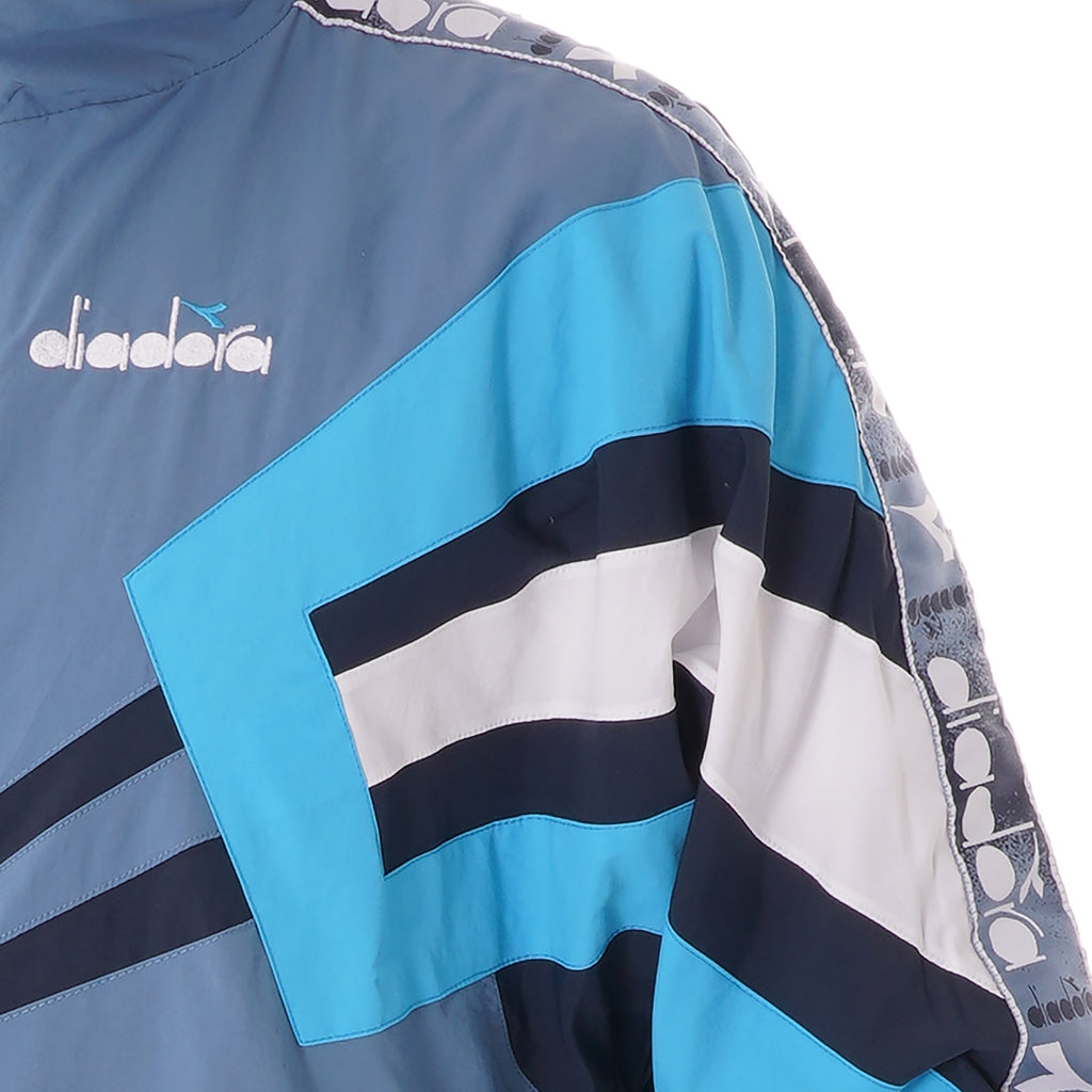 Diadora Jacket 1/2 zip MVB - Blue Heaven