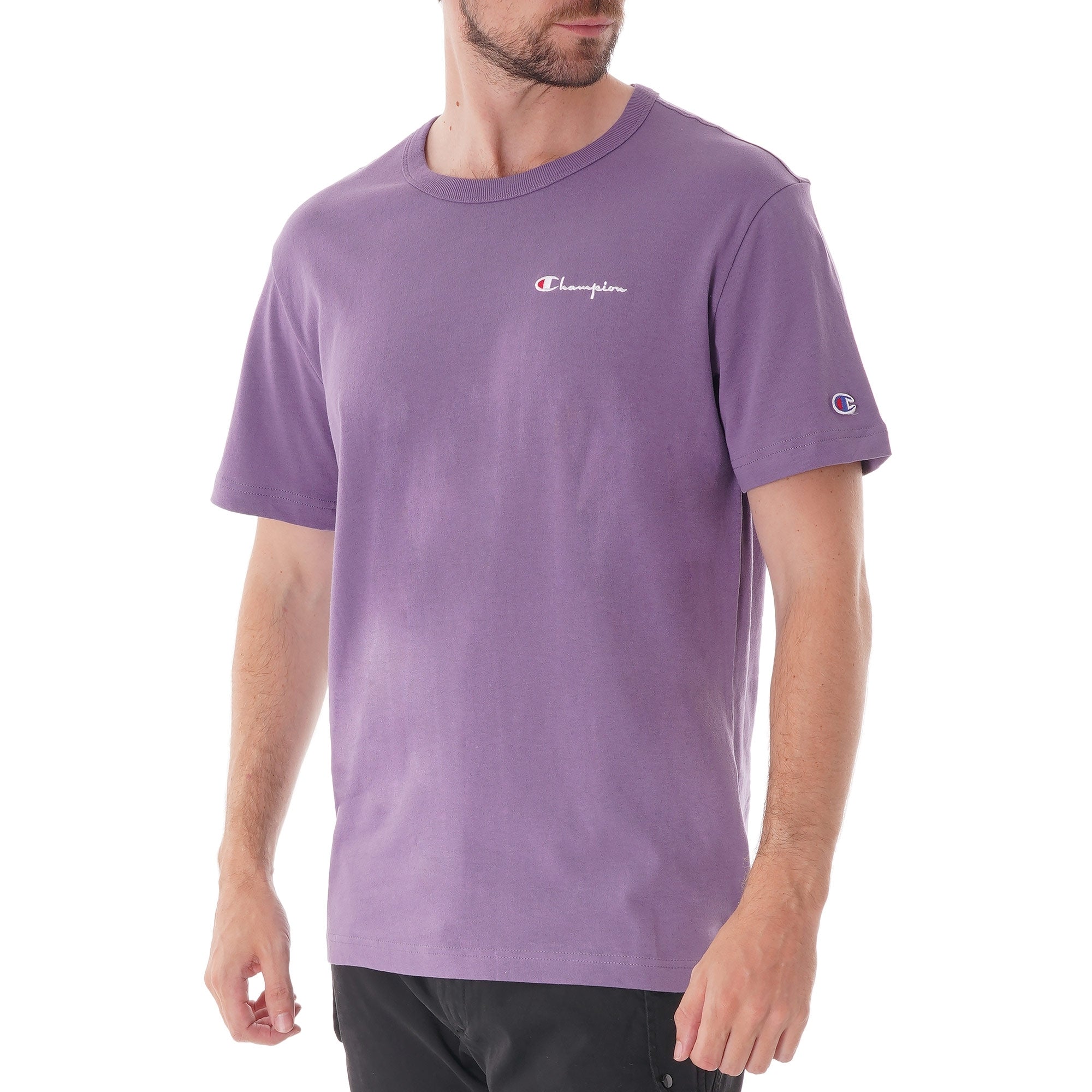 Champion Logo Crew T-Shirt - Lilac