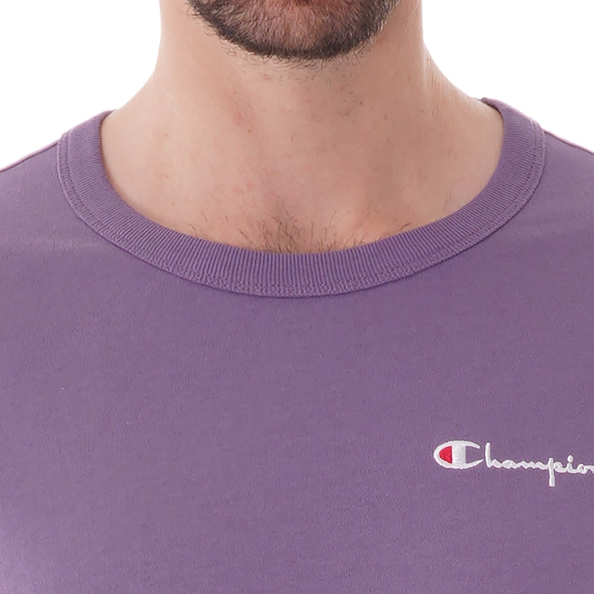 Champion Logo Crew T-Shirt - Lilac
