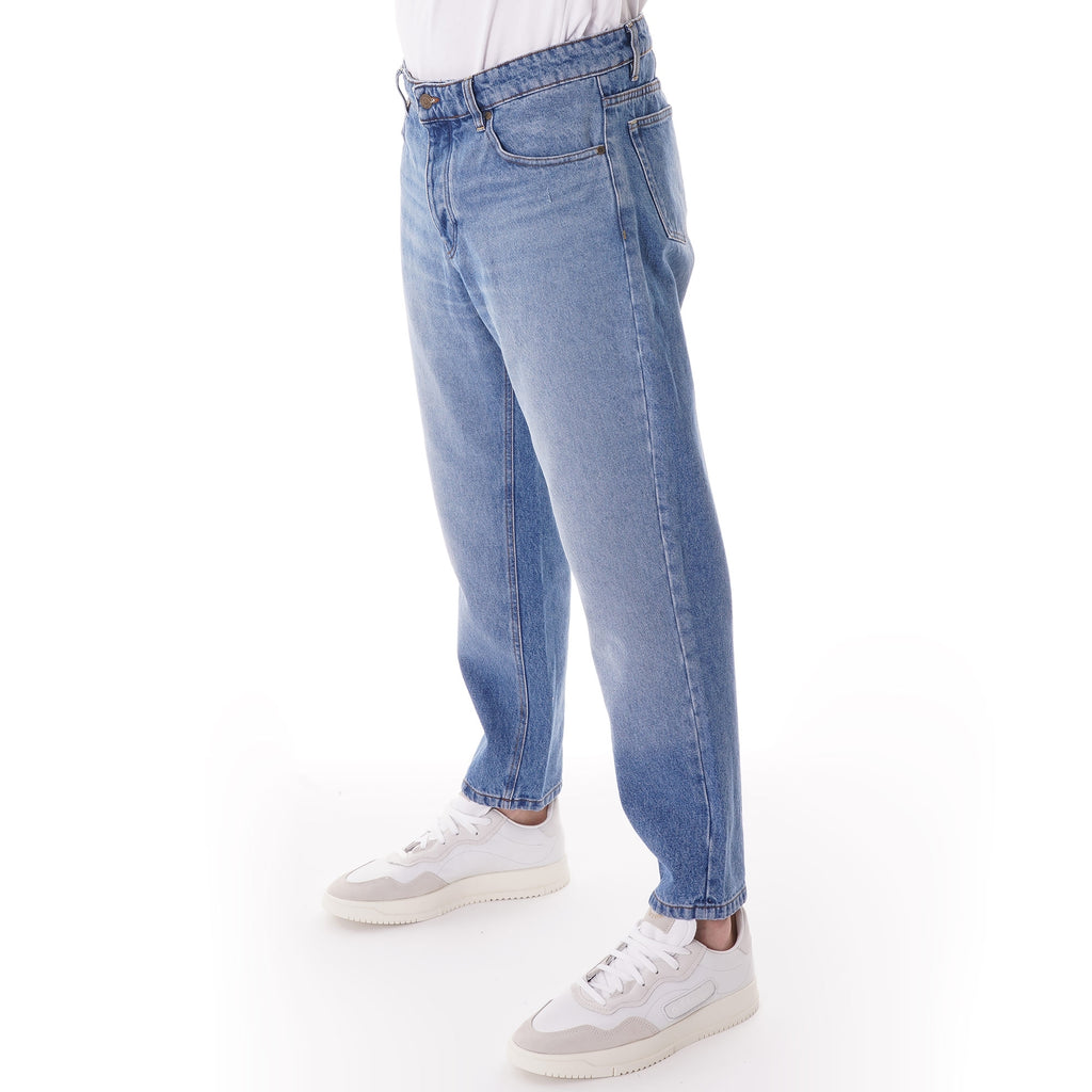 AMI Carrot Fit Jeans - Used Blue