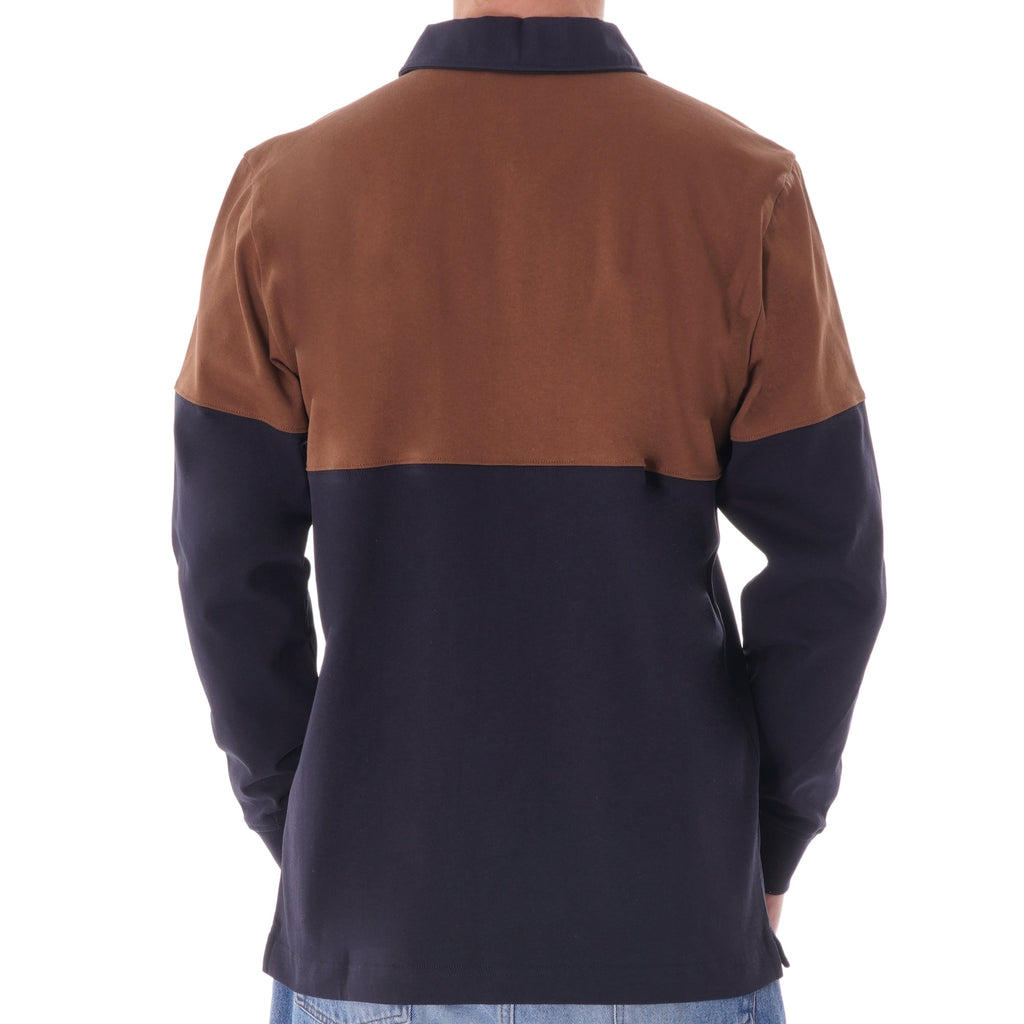 Norse Projects Ruben Polo Colour block top - Duck