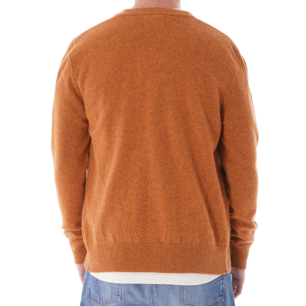 Norse Projects Adam Lambswool Cardigan - Yellow
