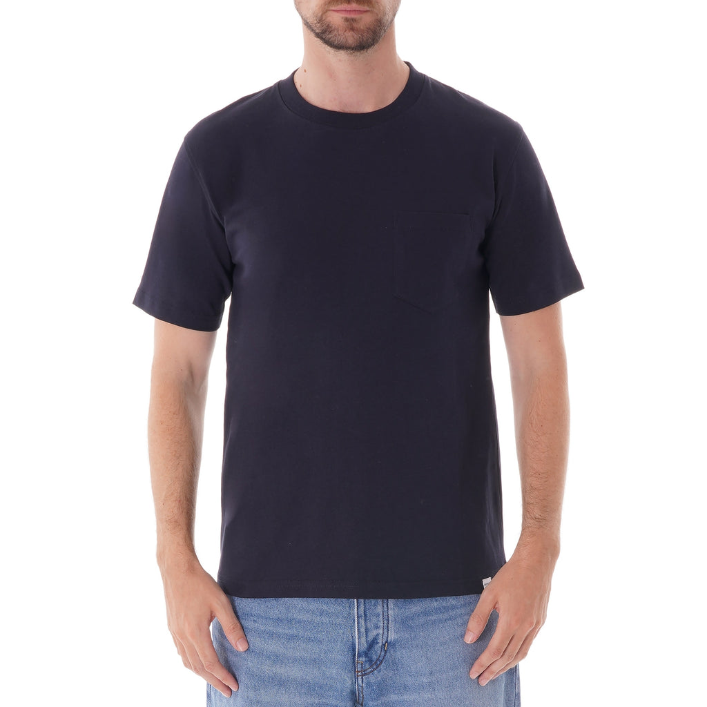 Norse Projects Johannes Pocket T-shirt - Dark Navy