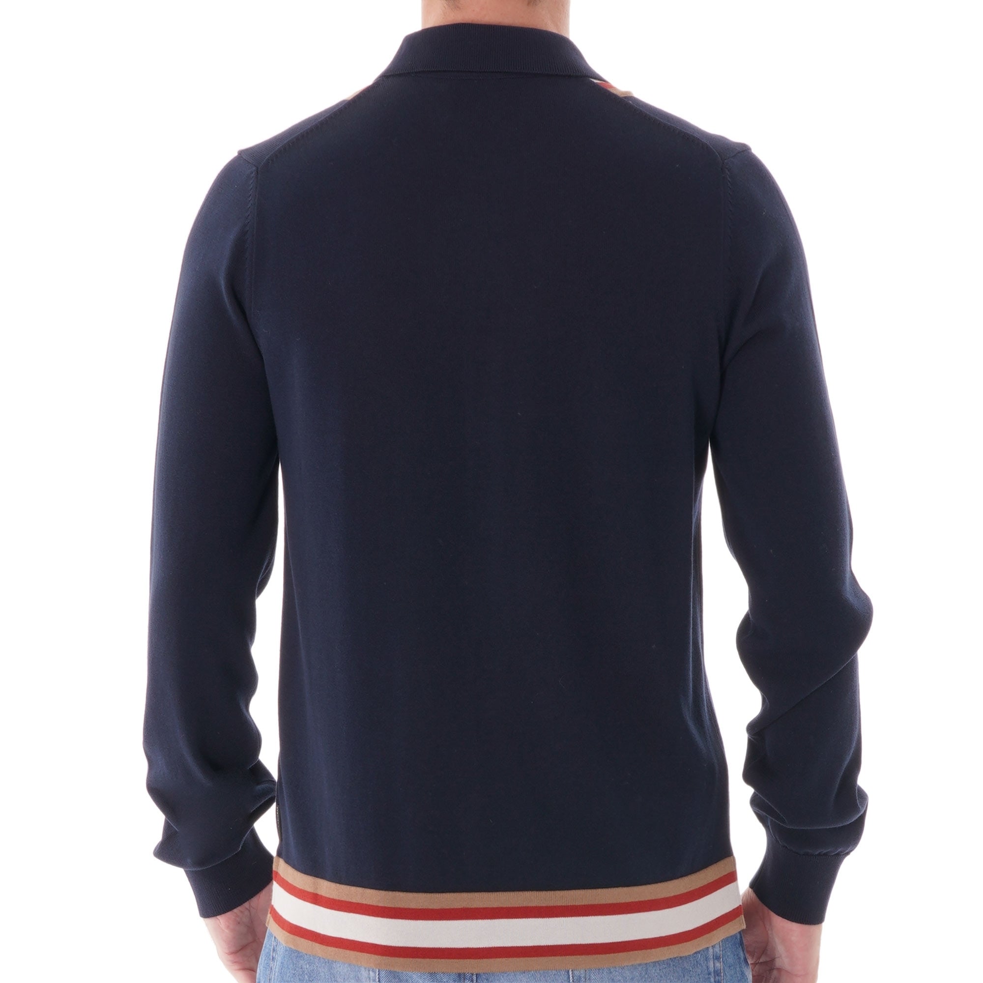 Ben Sherman Long Sleeve Mod Knit cardigan - Dark Navy