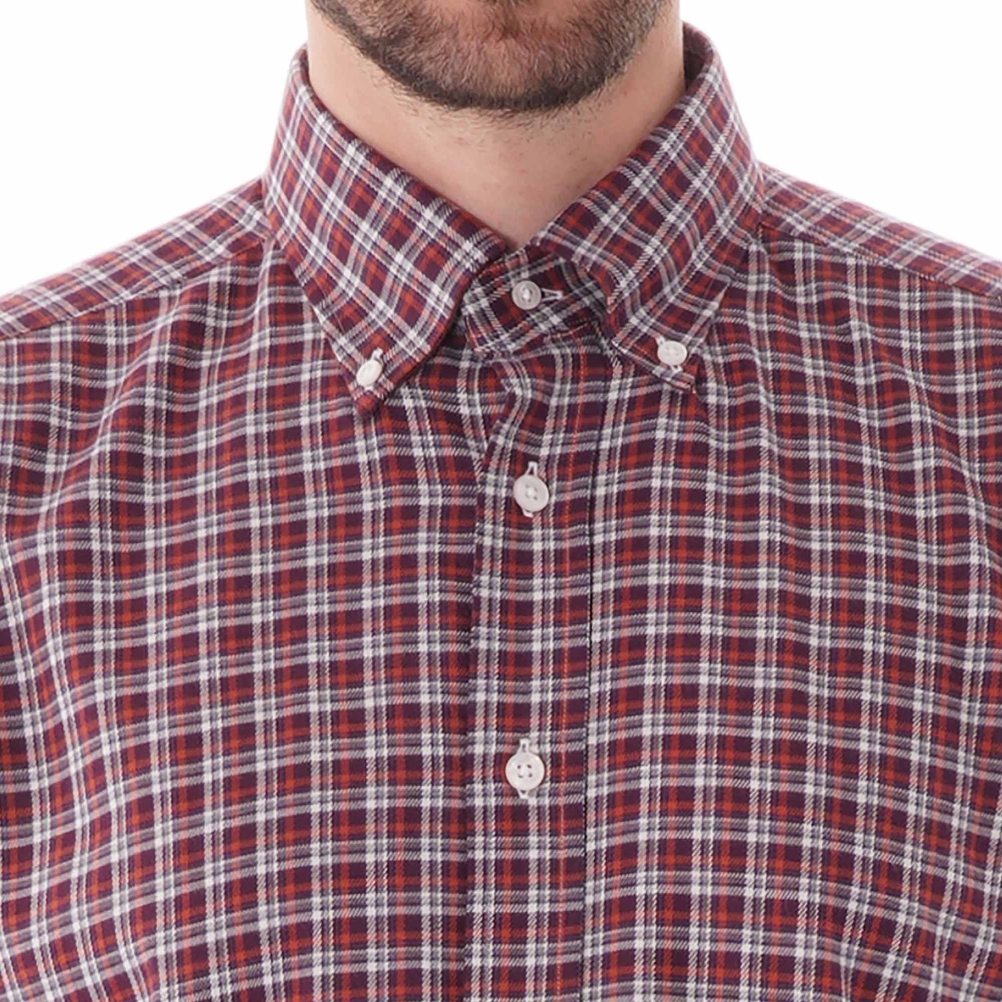 None Of The Above Check Shirt - Red
