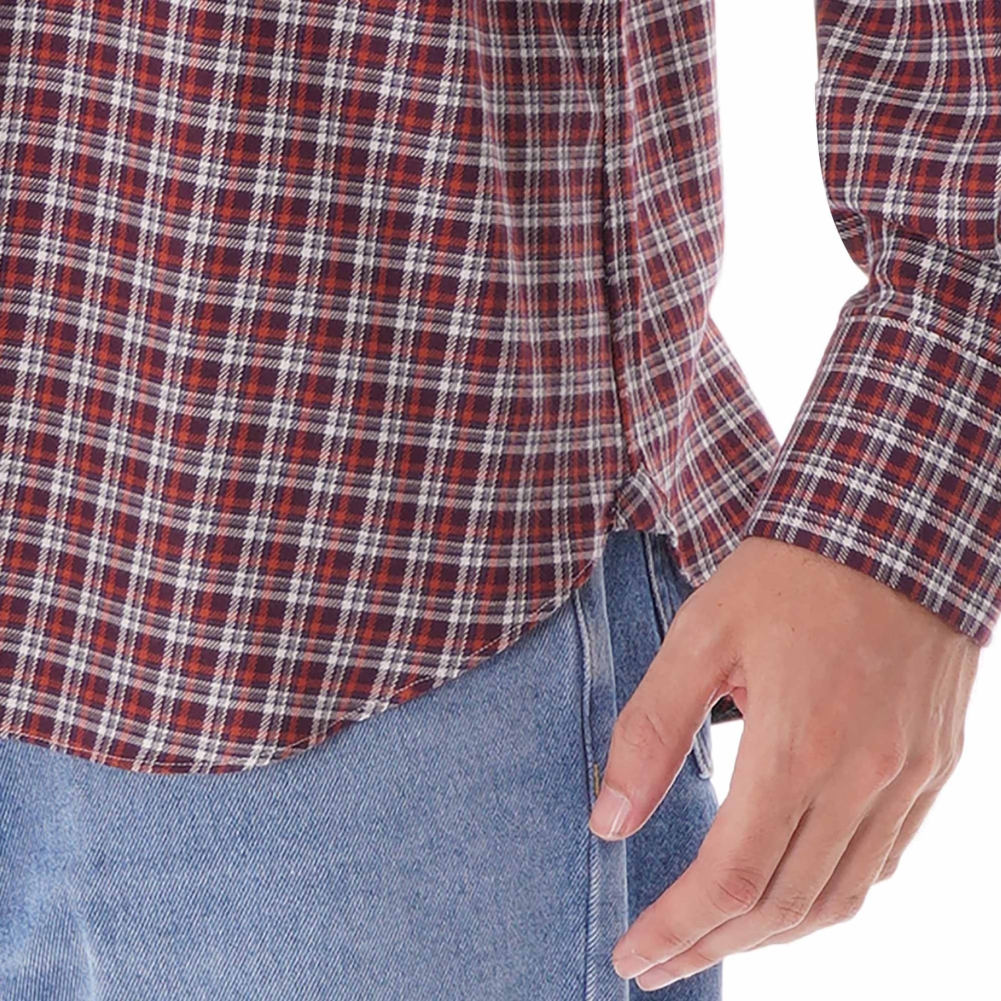 None Of The Above Check Shirt - Red