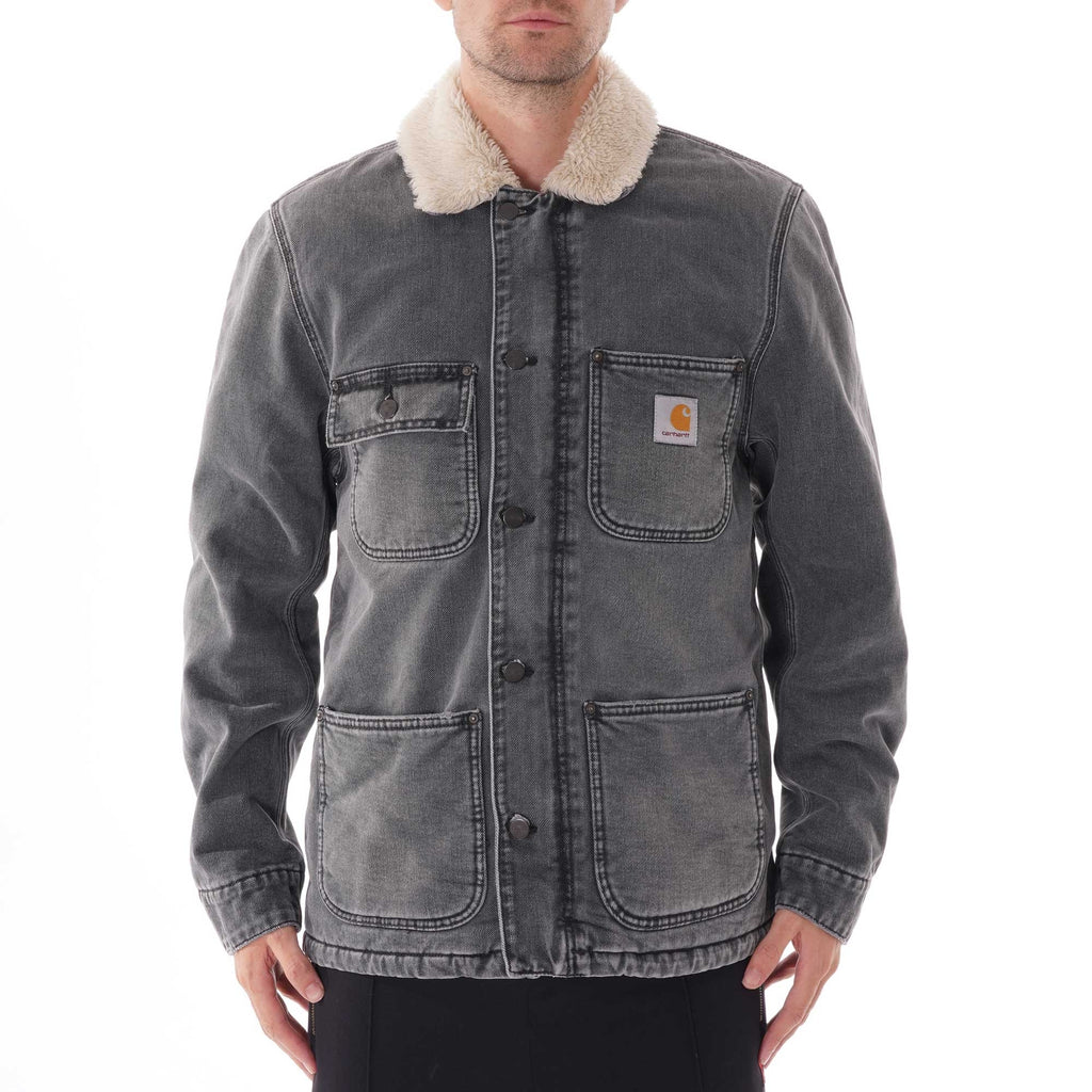 Carhartt WIP Fairmount Coat - Worn Black