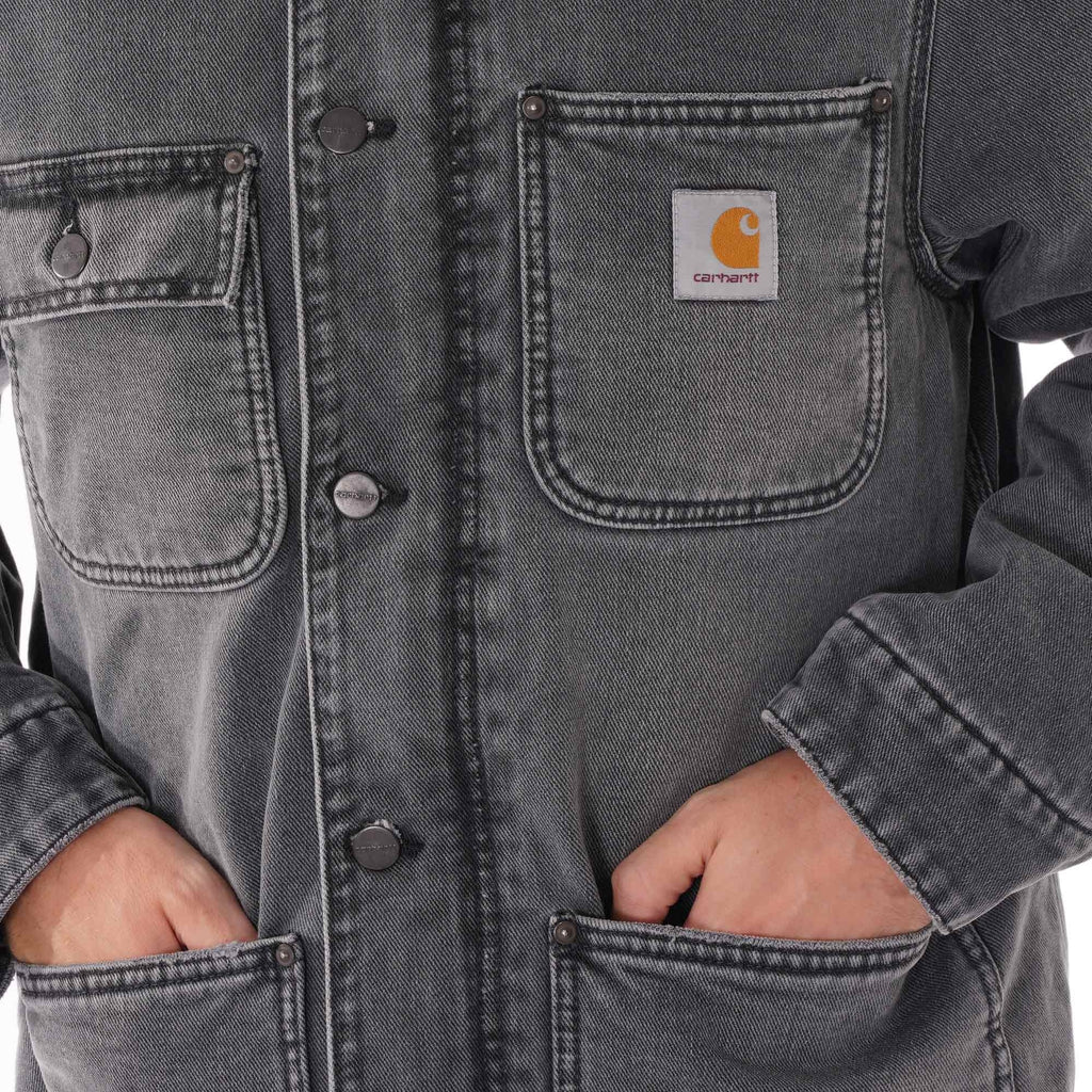 Carhartt WIP Fairmount Coat - Worn Black