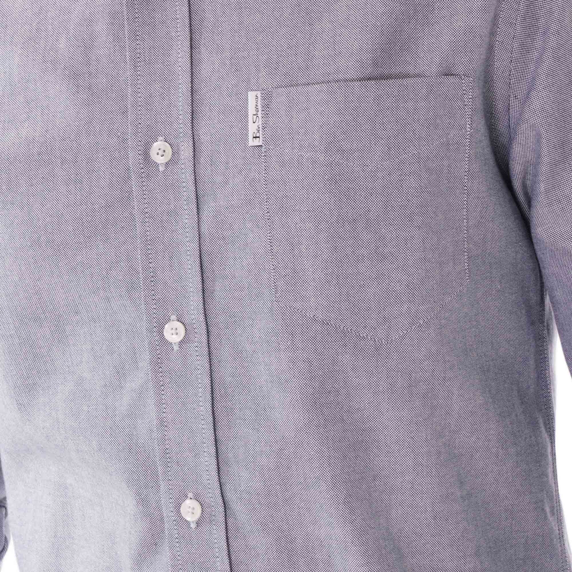 Ben Sherman Long Sleeve Arch Shirt - Navy