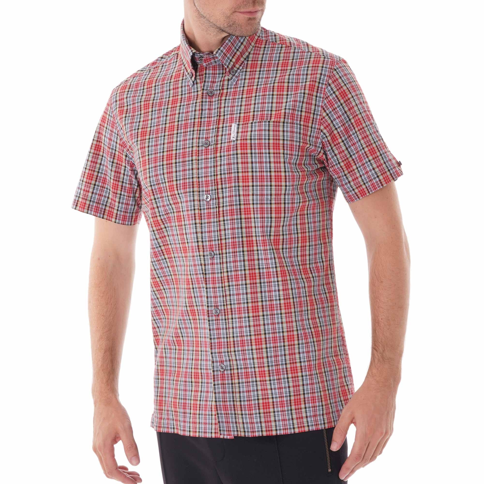 Ben Sherman Archive Check - Red