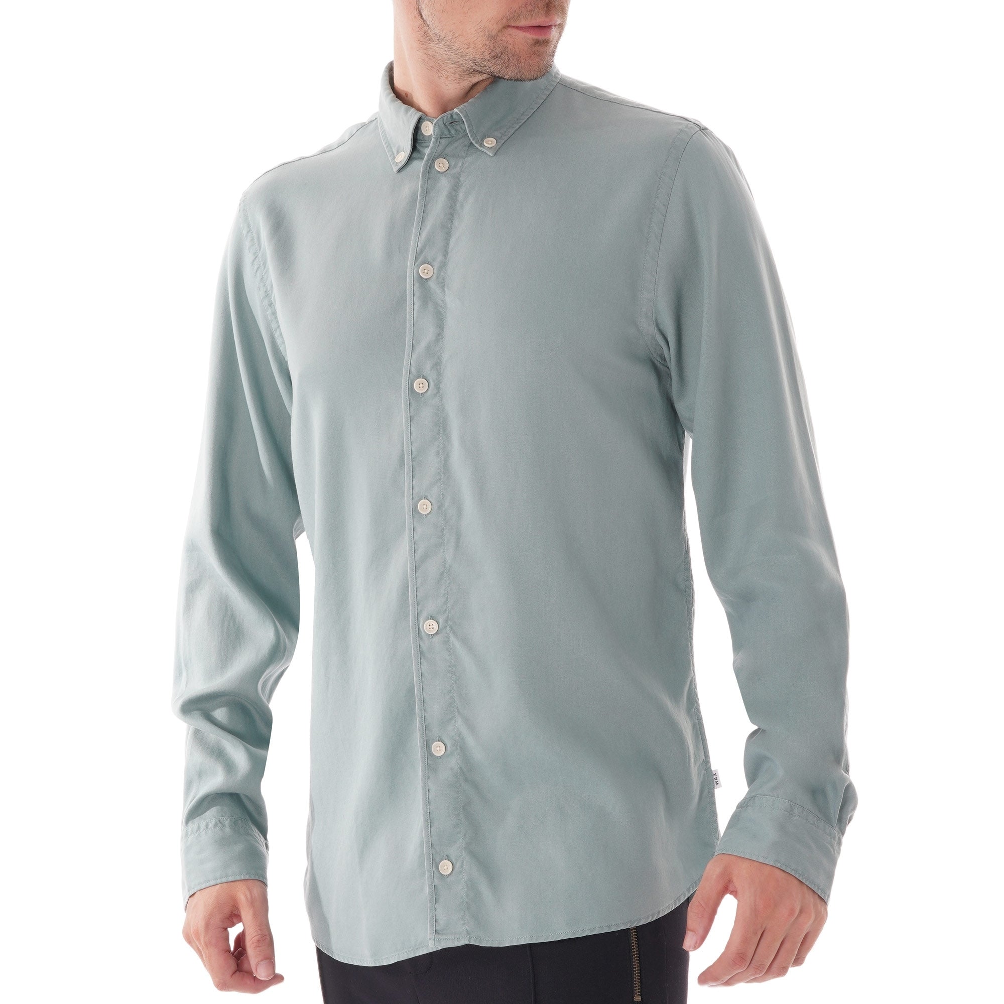 Wax London Bampton Shirt - Stormy Sea
