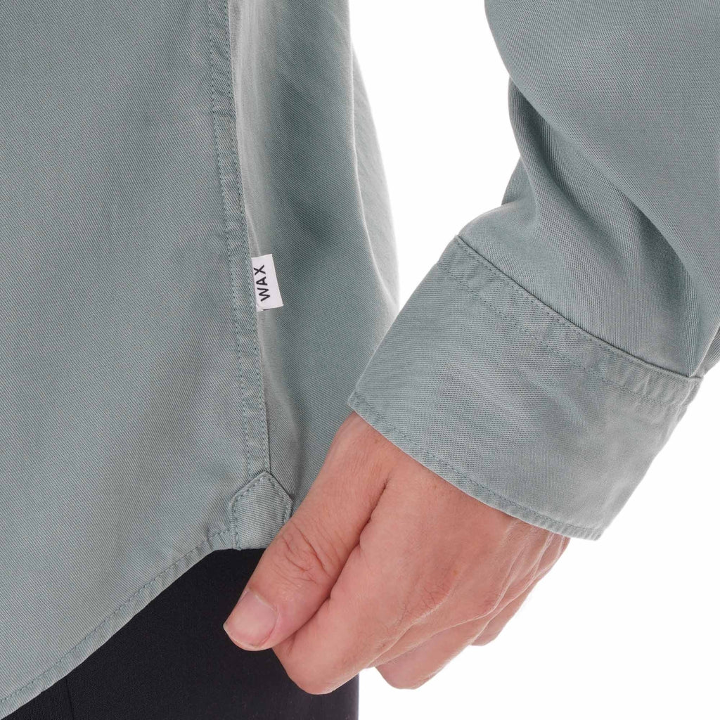Wax London Bampton Shirt - Stormy Sea