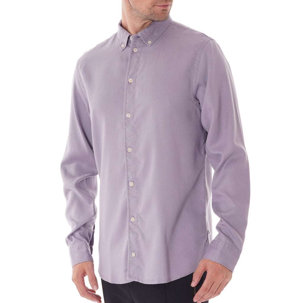 Wax London Bampton Shirt - Purple Ash