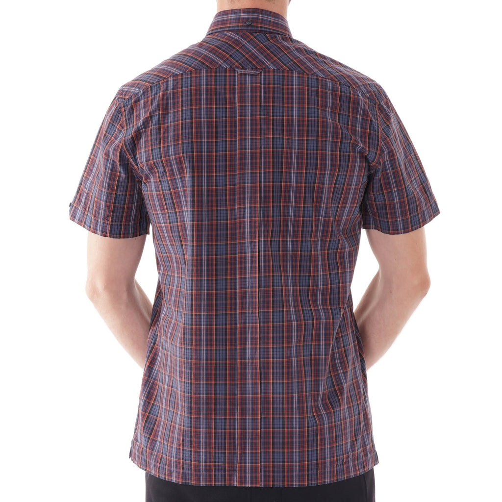 Ben Sherman Archive Check Short Sleeve Shirt - Dark Navy