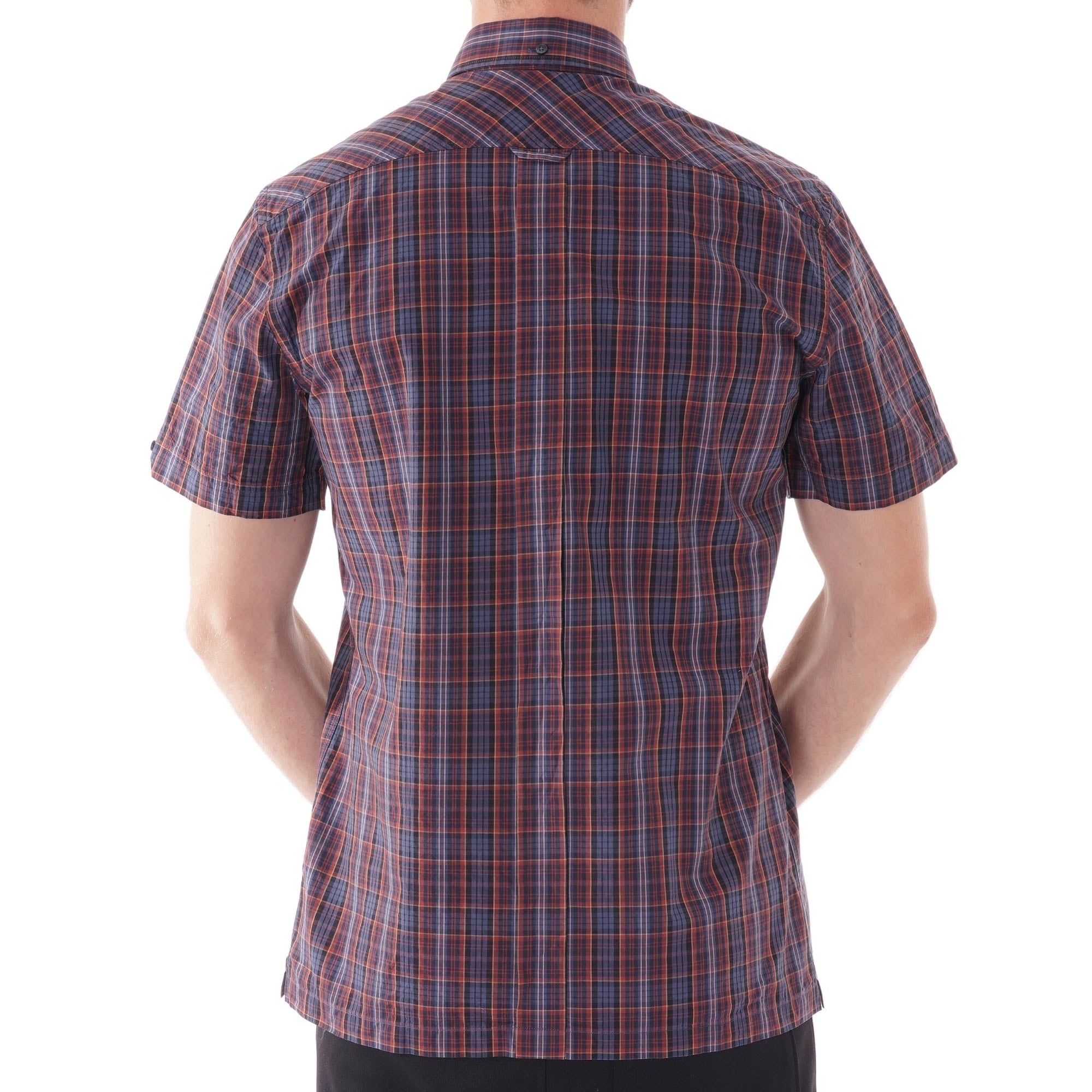 Ben Sherman Archive Check Short Sleeve Shirt - Dark Navy