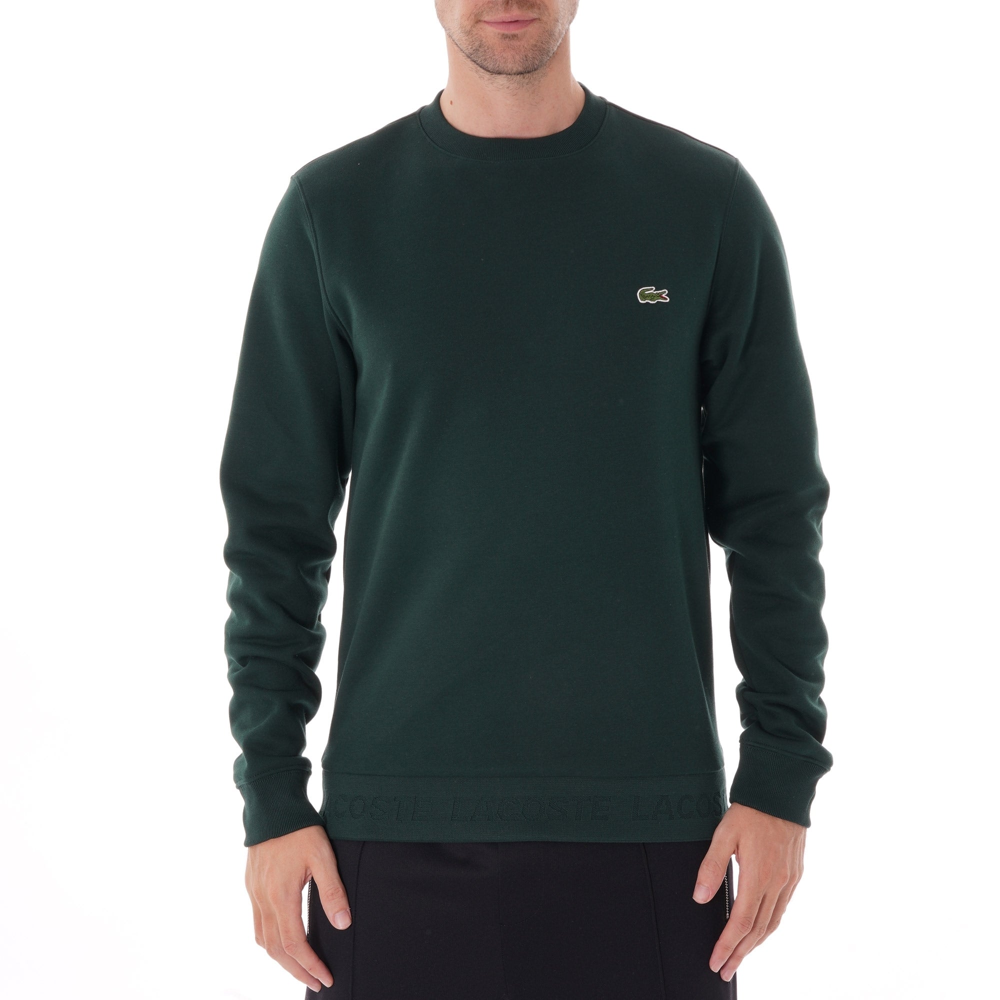 Lacoste Contrast Accents Sweatshirt - Green